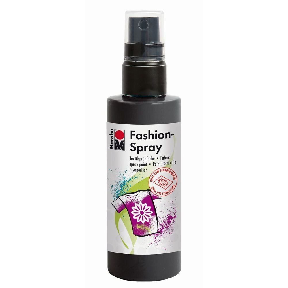 Marabu Sprühfarbe Marabu Fashion Spray schwarz 100ml