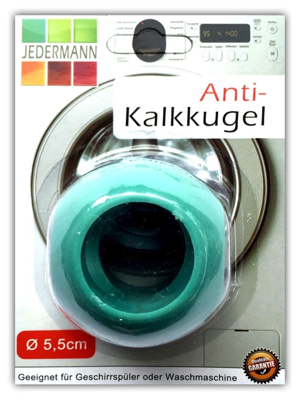 für Wäschekugel Anti Waschkugel Wasserentkalker Waschball Ø Antikalk 5,5 Waschmaschine Magnet JEDERMANN Kugel Kalk und cm, Spülmaschine