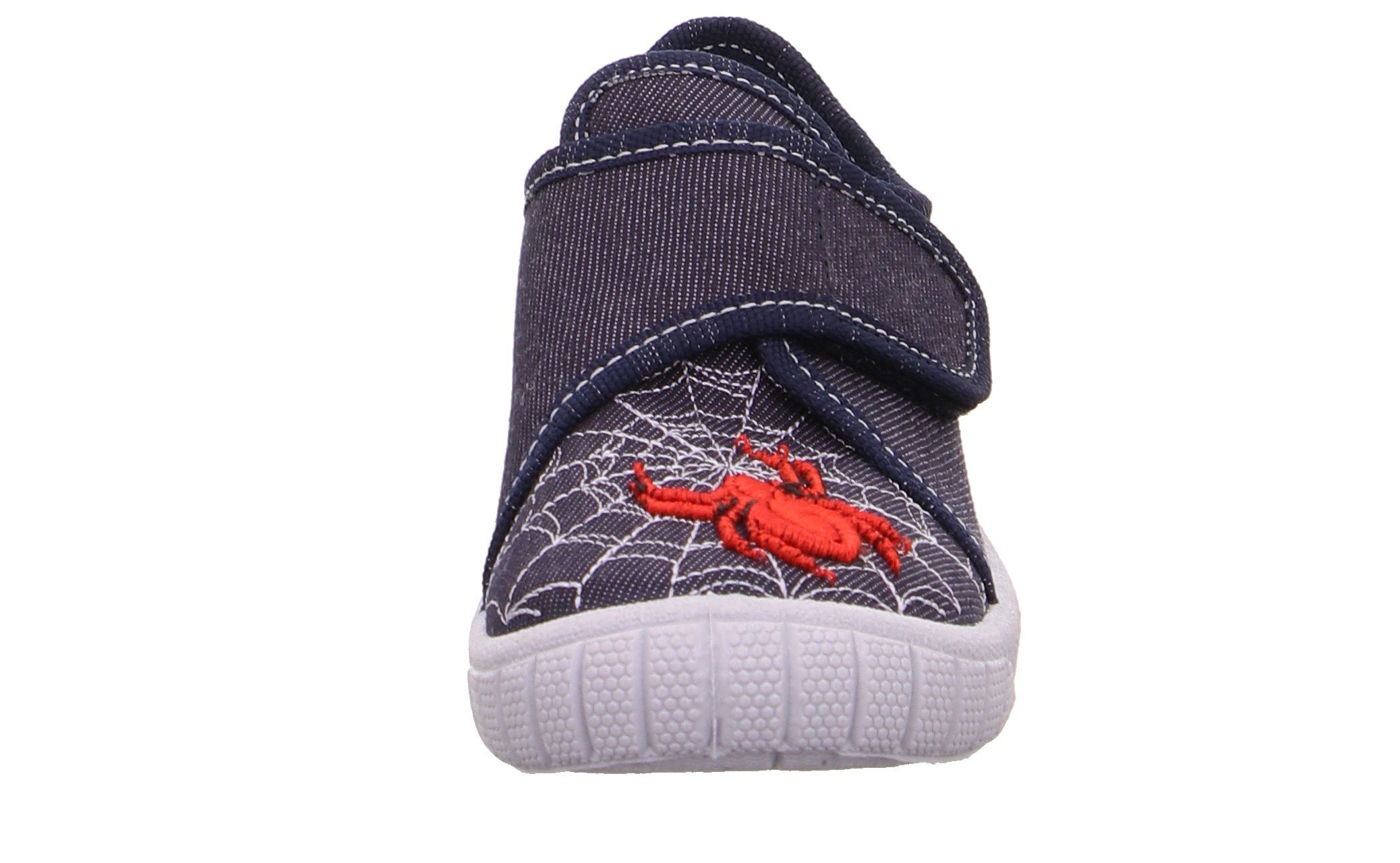 Superfit BILL, WMS: mittel Hausschuh Klettschuh mit coolem Motiv, Größenschablone zum Download