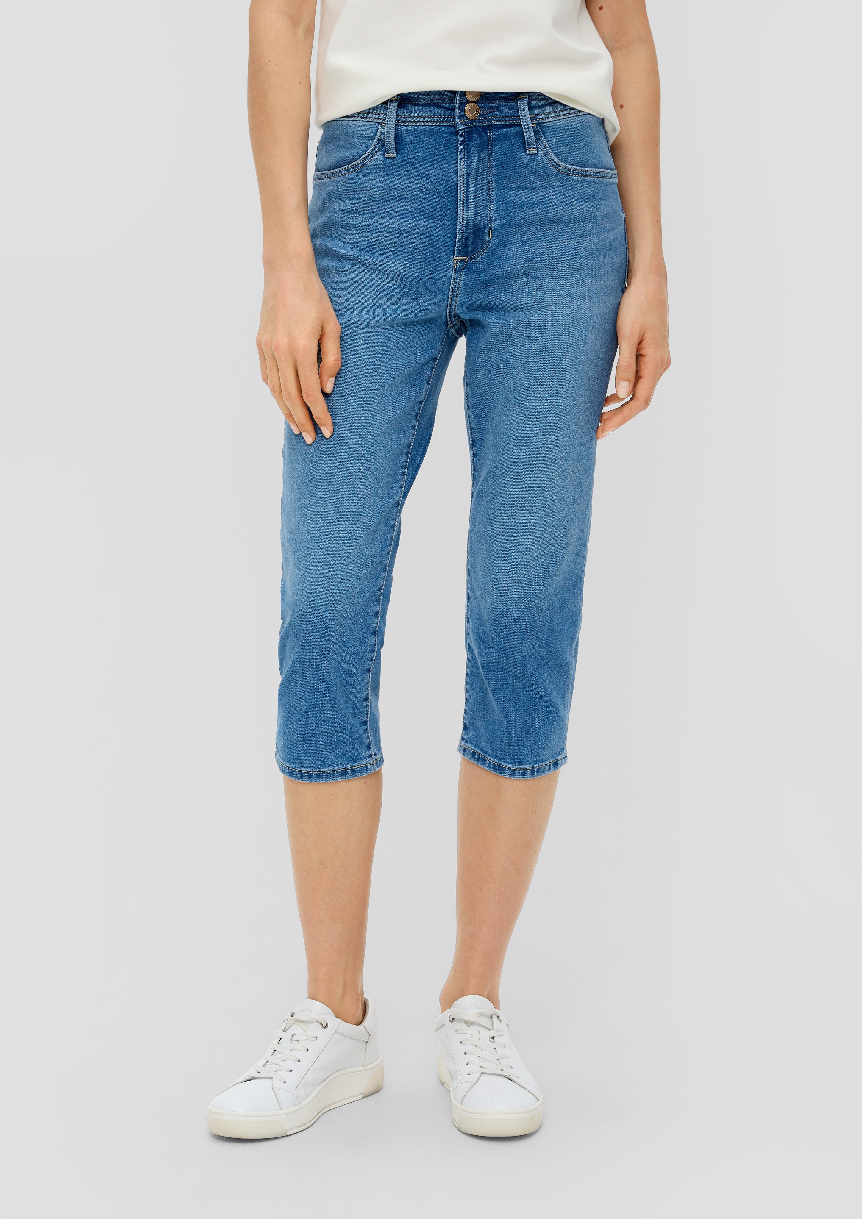 s.Oliver Caprijeans Betsy mit Doppel-Knopfleiste