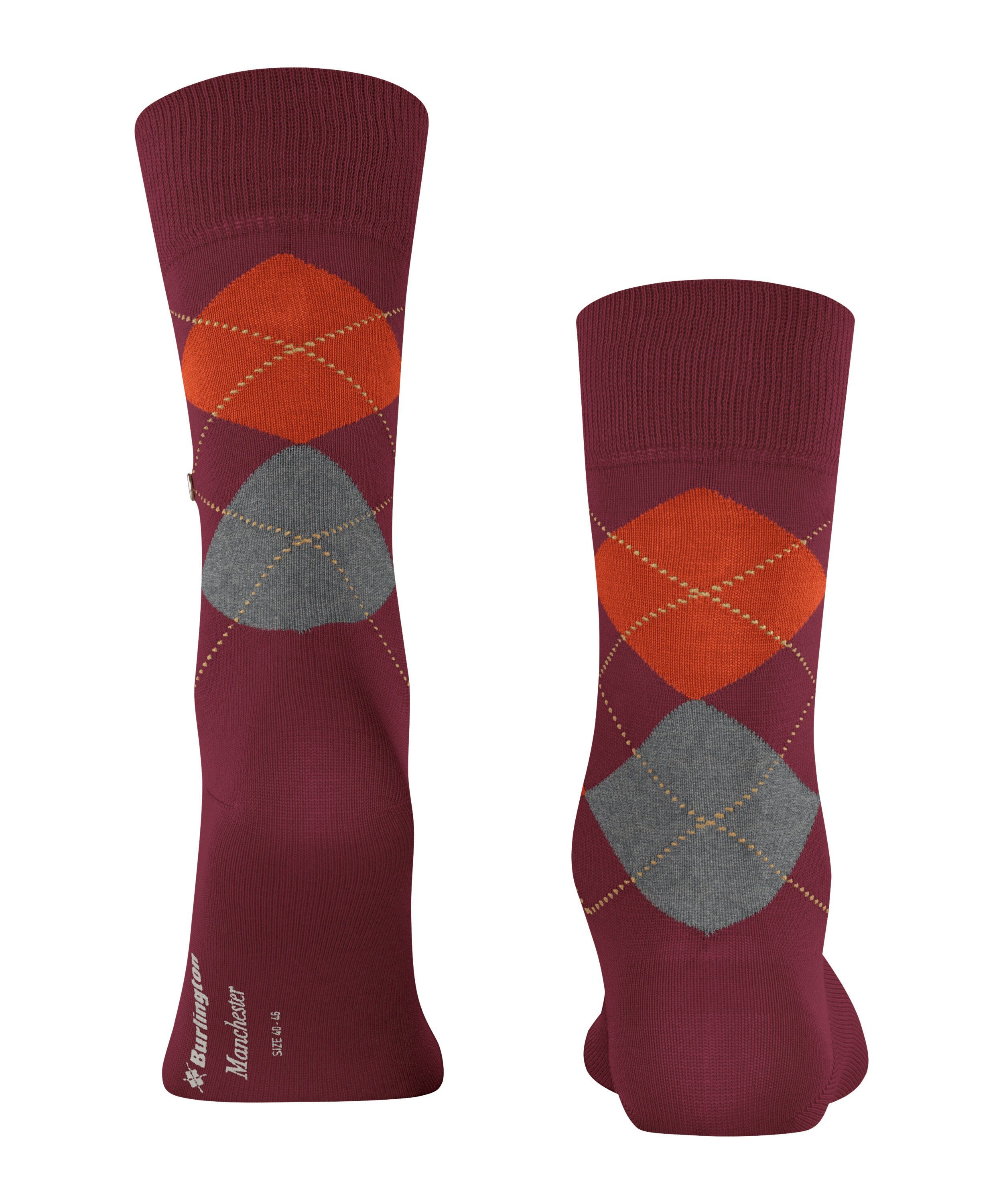 Burlington Manchester (1-Paar) wine Socken (8010)