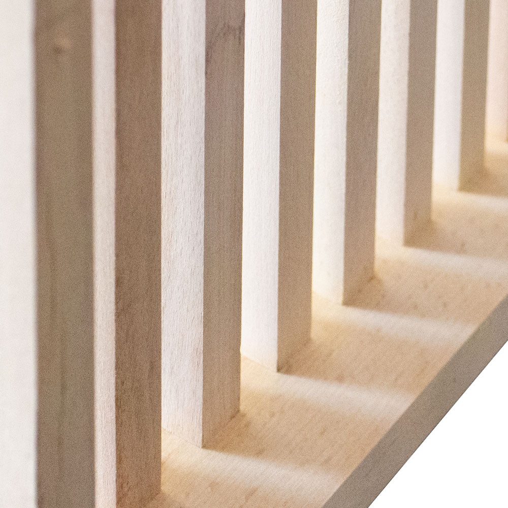 HOME DELUXE Sitzbank aus Holz LORA - 110 x 40 x 42 cm, Kiefernholz, Lamellen, Flurbank, Bettbank, Garderobenbank – Bild 5 von 5