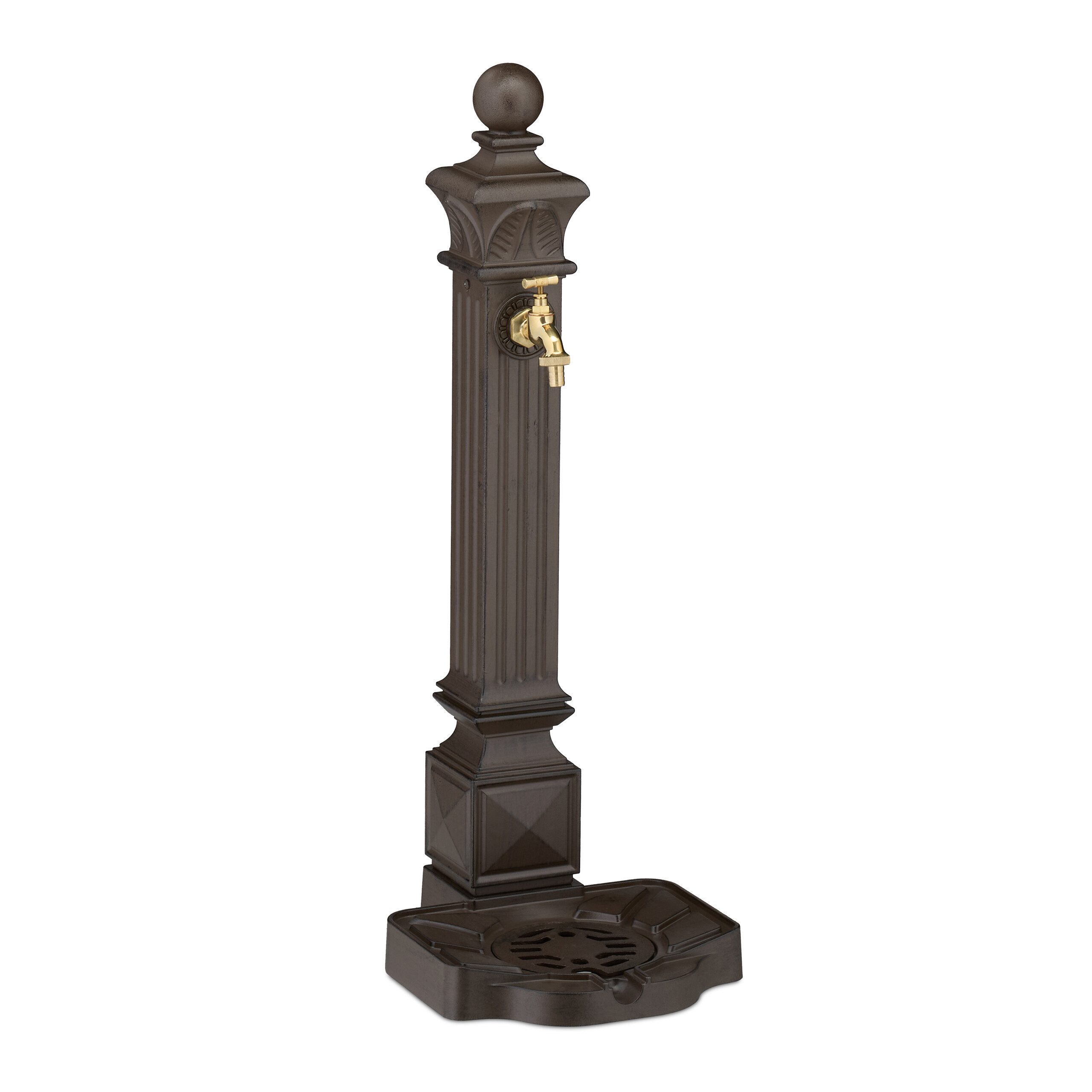 relaxdays Gartenbrunnen Standbrunnen antik 82 cm, günstig online kaufen