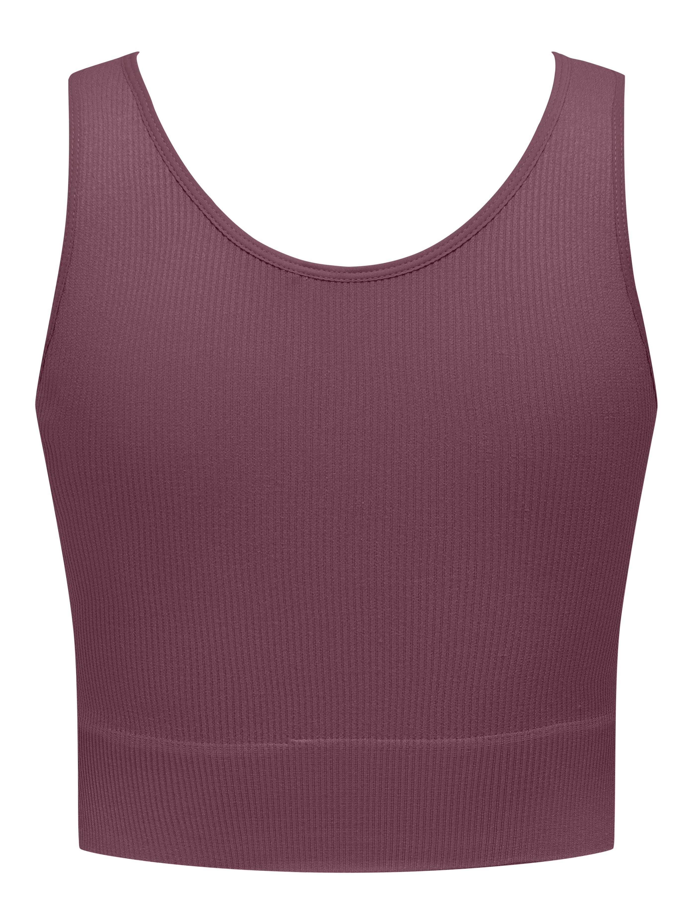 ONLY Play Trainingstop ONPJAIA LIFE Cropped Fit, in feiner Rippstruktur