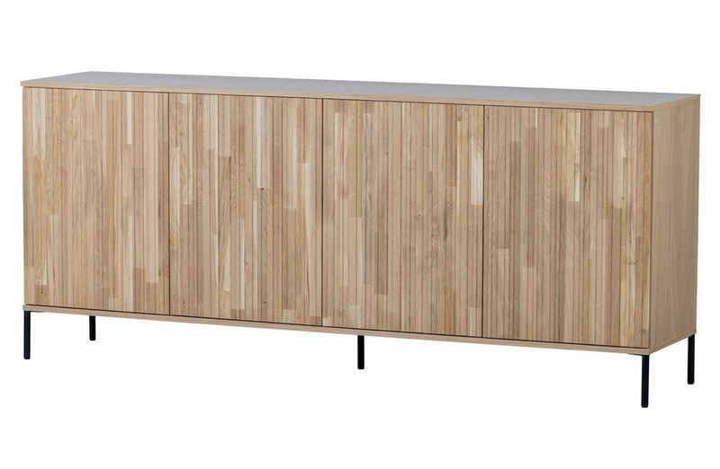 WOOOD Sideboard Sideboard New Gravure - 200 cm - Eiche Naturel