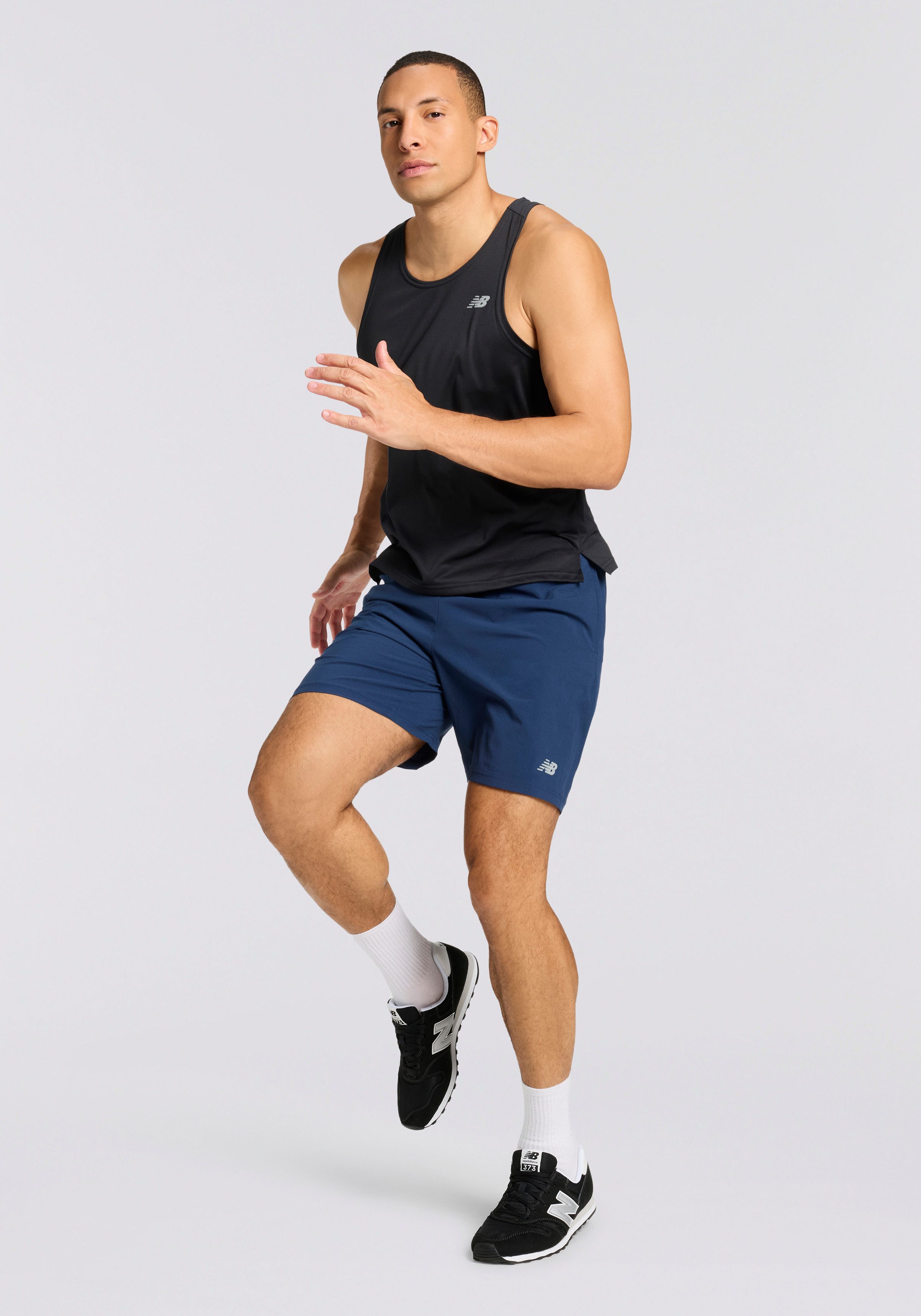 New Balance Lauftop Sport Essentials Singlet mit Label