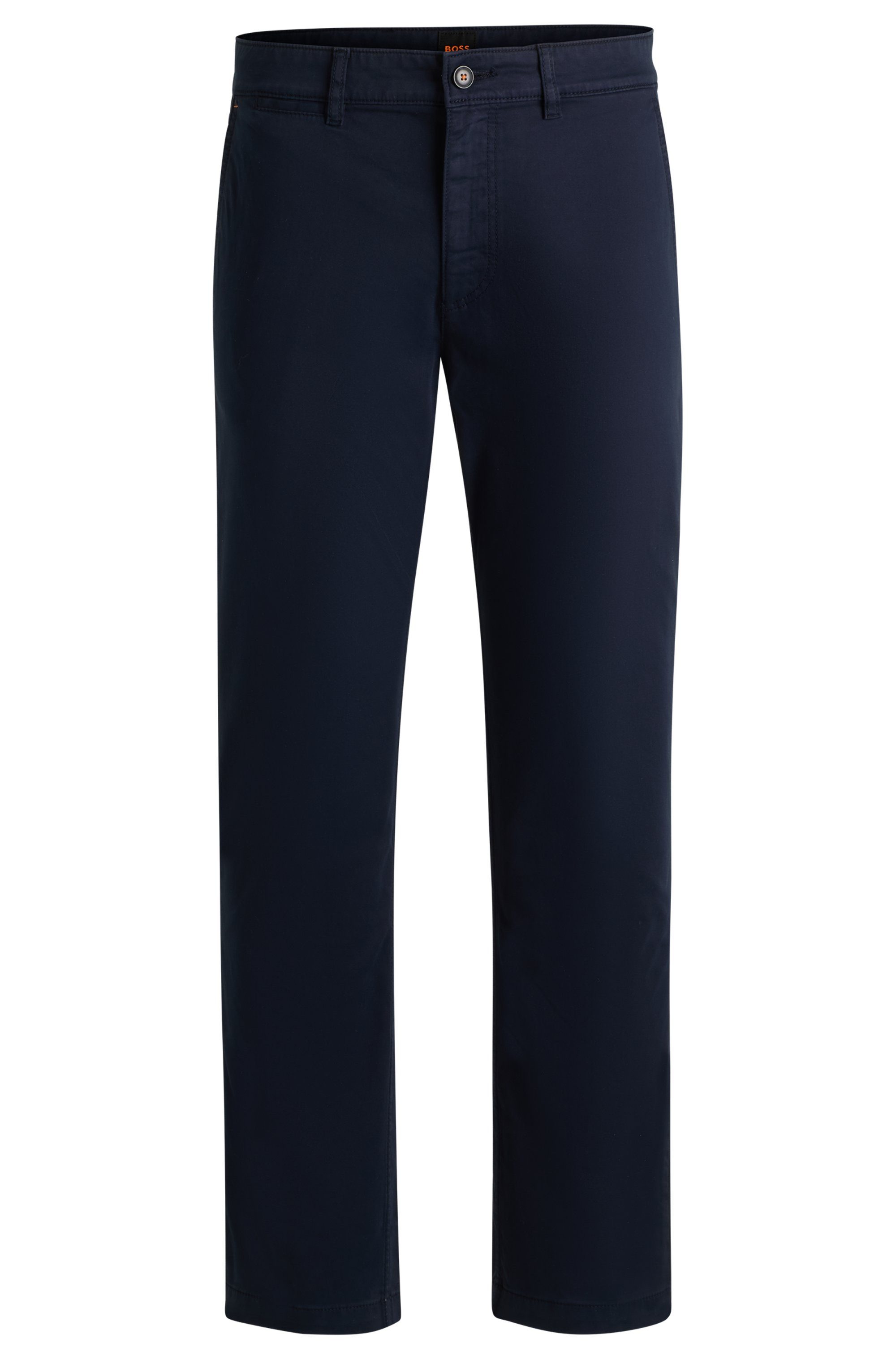 BOSS ORANGE Chinohose Regular in gerader From