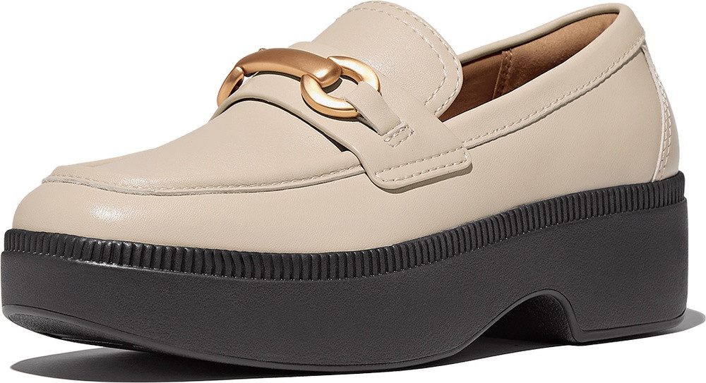 Fitflop F-Luma Chunky-Snaffle Leather Demi-Wedge Loafers Sneaker