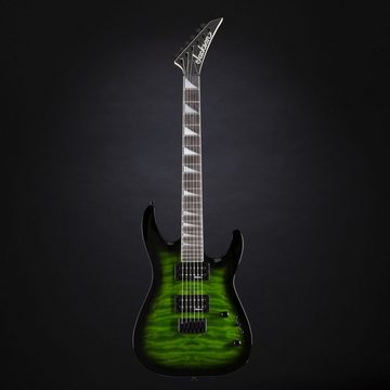 Jackson E-Gitarre, E-Gitarren, Andere Modelle, JS Series Dinky Arch Top JS32Q DKA HT AM Transparent Green Burst -