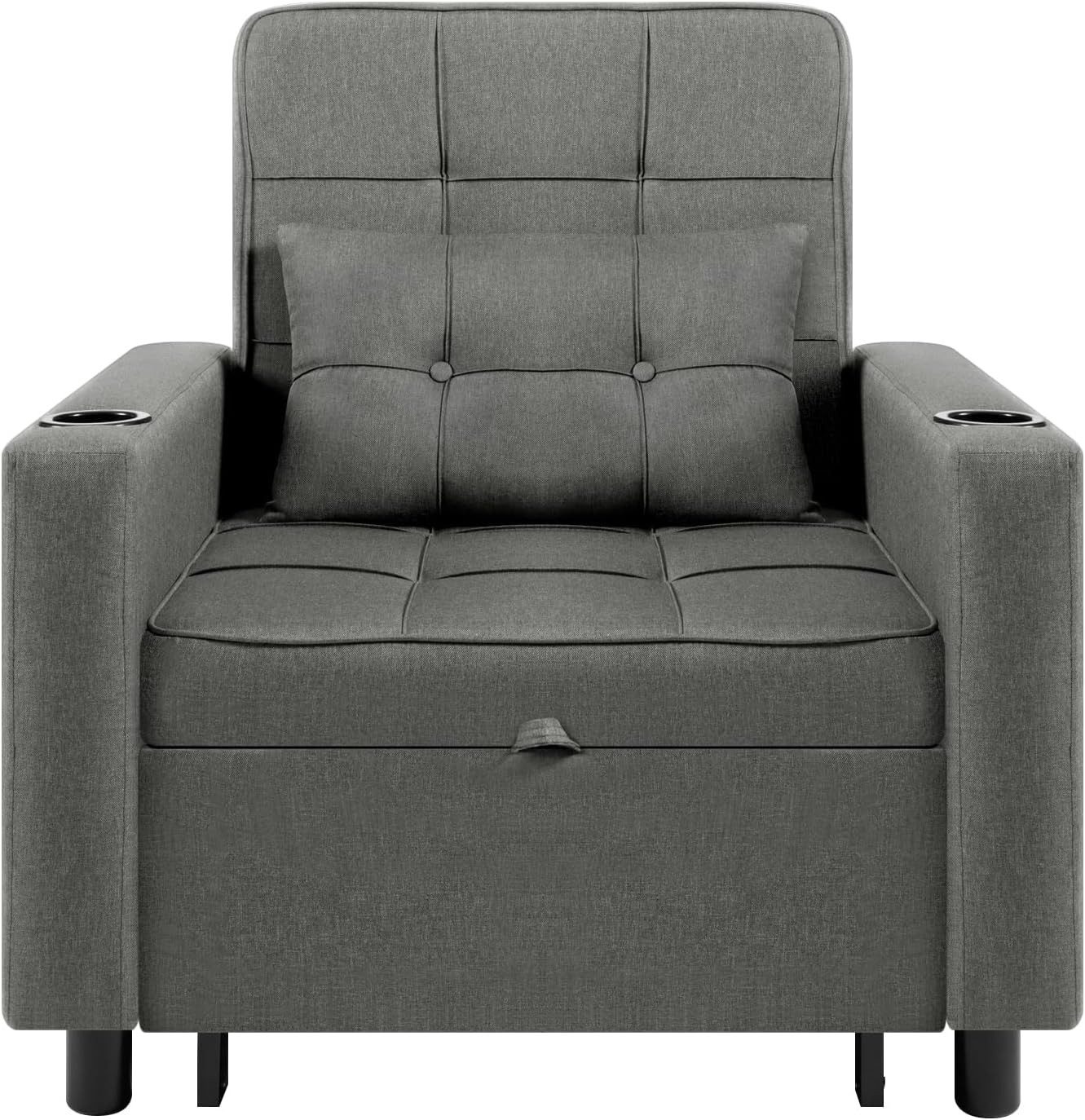 Woltu Schlafsofa, 1 Teile, 3-in-1-Klappsessel, Verstellbare günstig online kaufen