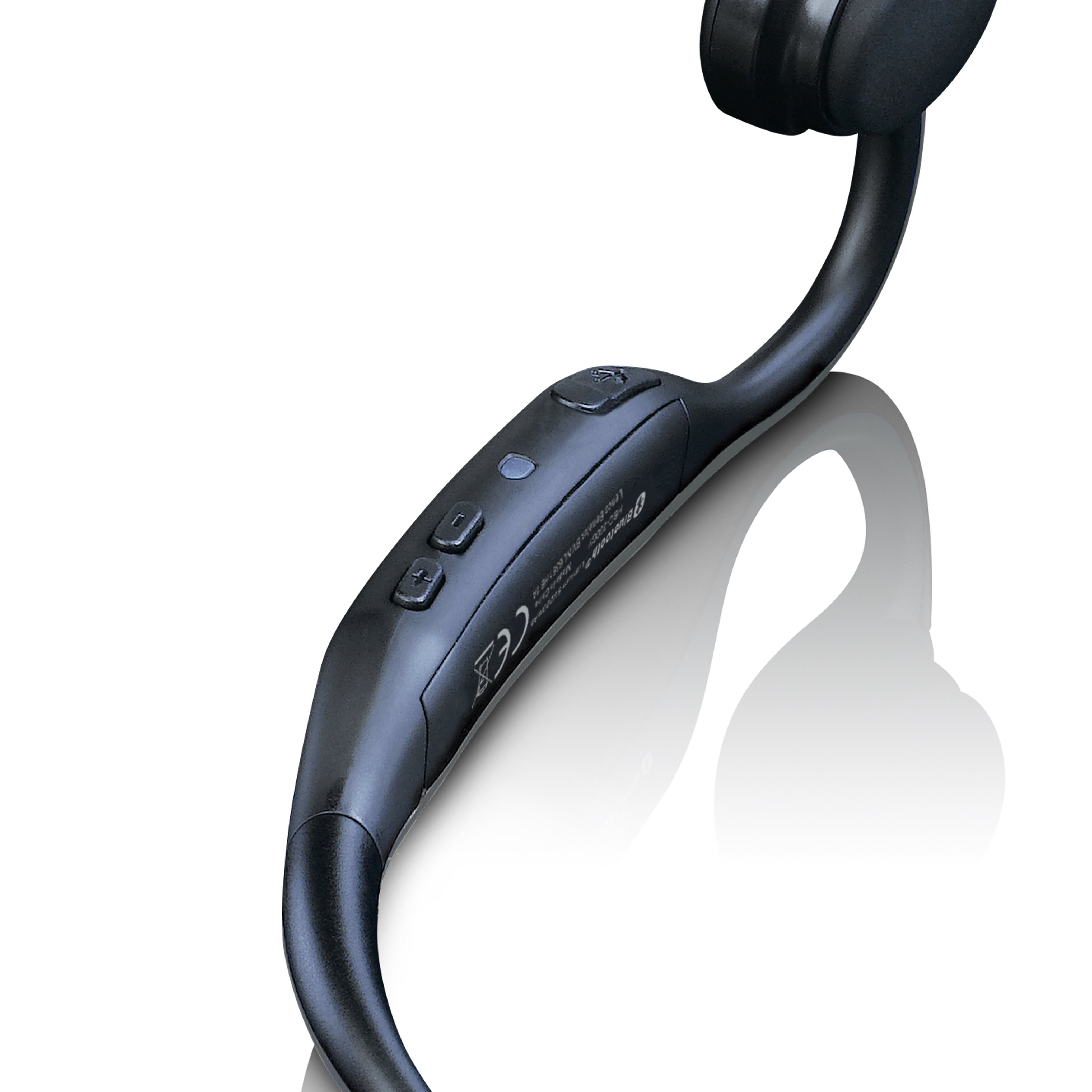 (Freisprechfunktion, Lenco HBC-200GY Bluetooth) Bluetooth-Kopfhörer