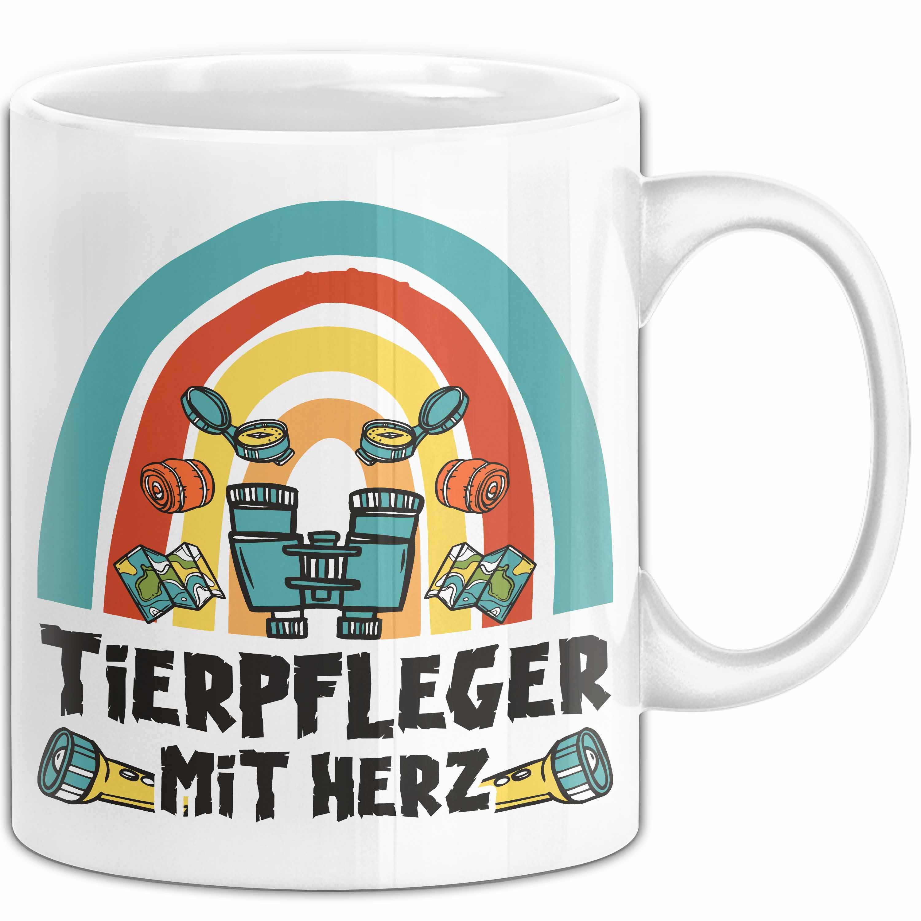 Tasse Tierpfleger Mit Herz Tasse Lustiges Geschenk Für Zoo Tierpfleger