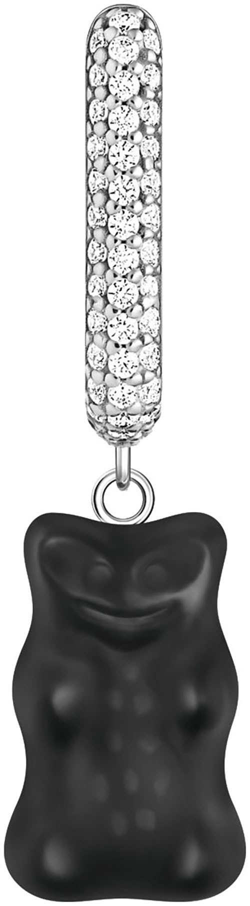 THOMAS SABO Single-Creole THOMAS SABO x HARIBO Schmuck: Große Einzel-Creole mit Goldbär, mit Kristallglas, Zirkonia (synth)
