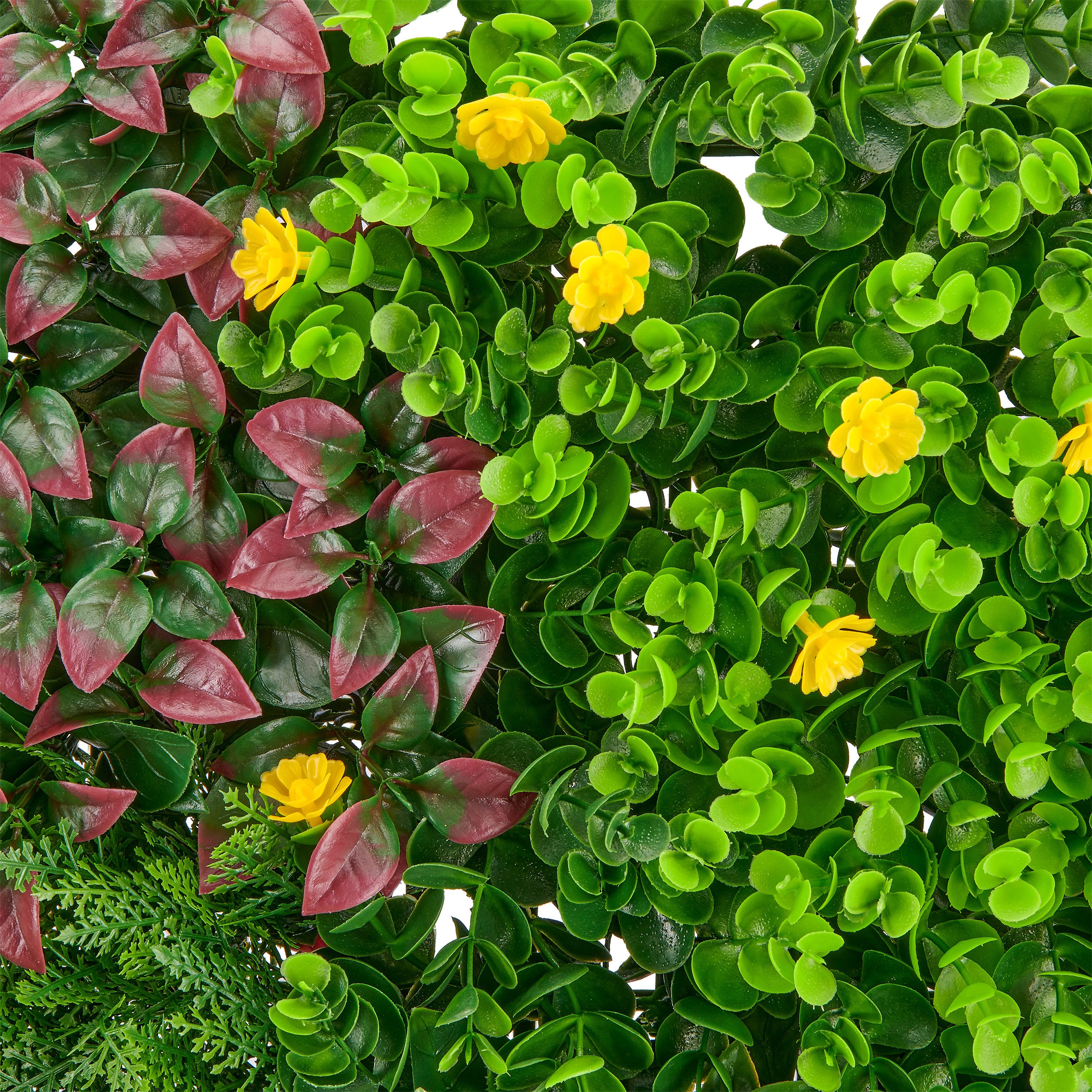 Kunstpflanze Wandmatte Premium Blätter-Farn-Moos-Mix, Creativ green, Höhe 100 cm, in UV-beständiger Ausführung