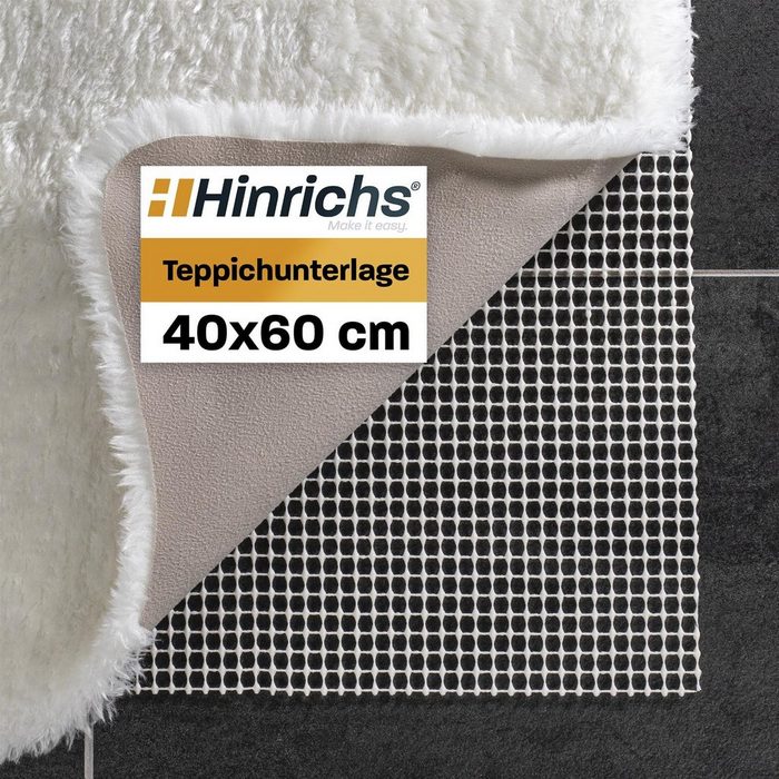 Antirutsch Teppichunterlage Teppich Antirutschmatte 40x60cm Hinrichs Zuschneidbare Teppich Antirutschunterlage inklusive 24 Filzgleiter
