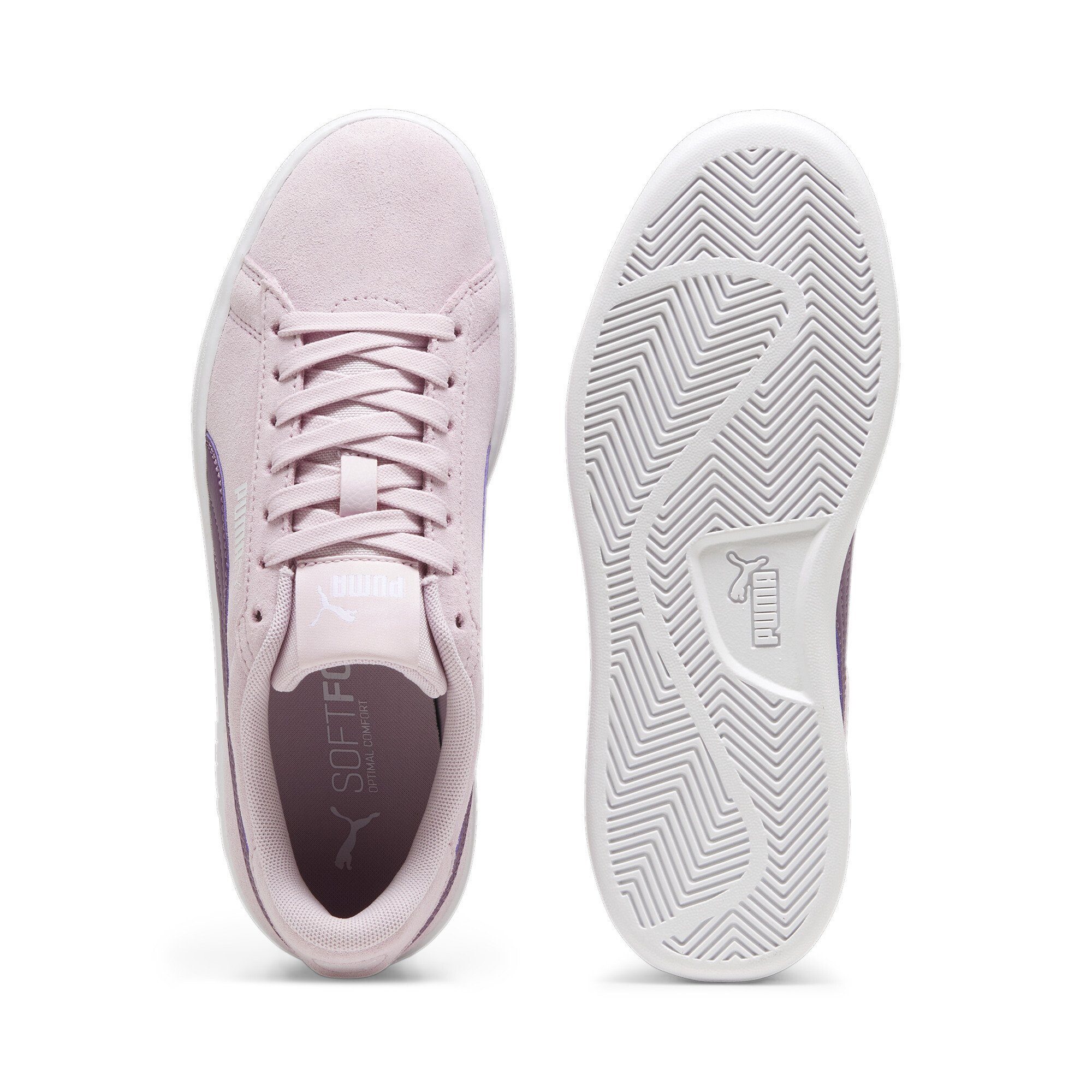 PUMA Smash 3.0 Suede Sneakers Grape Berry Sneaker Mist Crushed Purple White Jugendliche