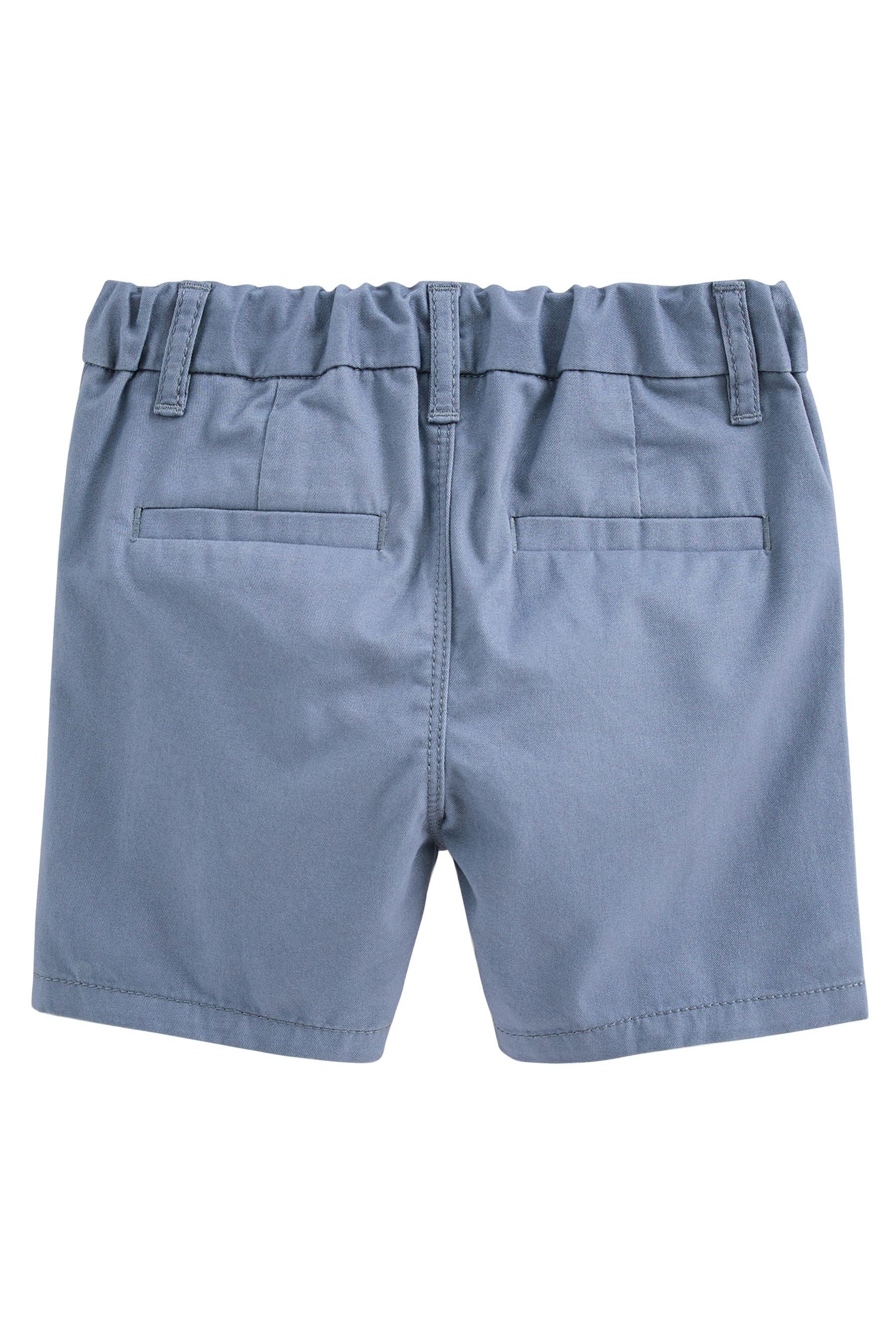 Chino-Shorts Mid (1-tlg) Chinoshorts Blue Next