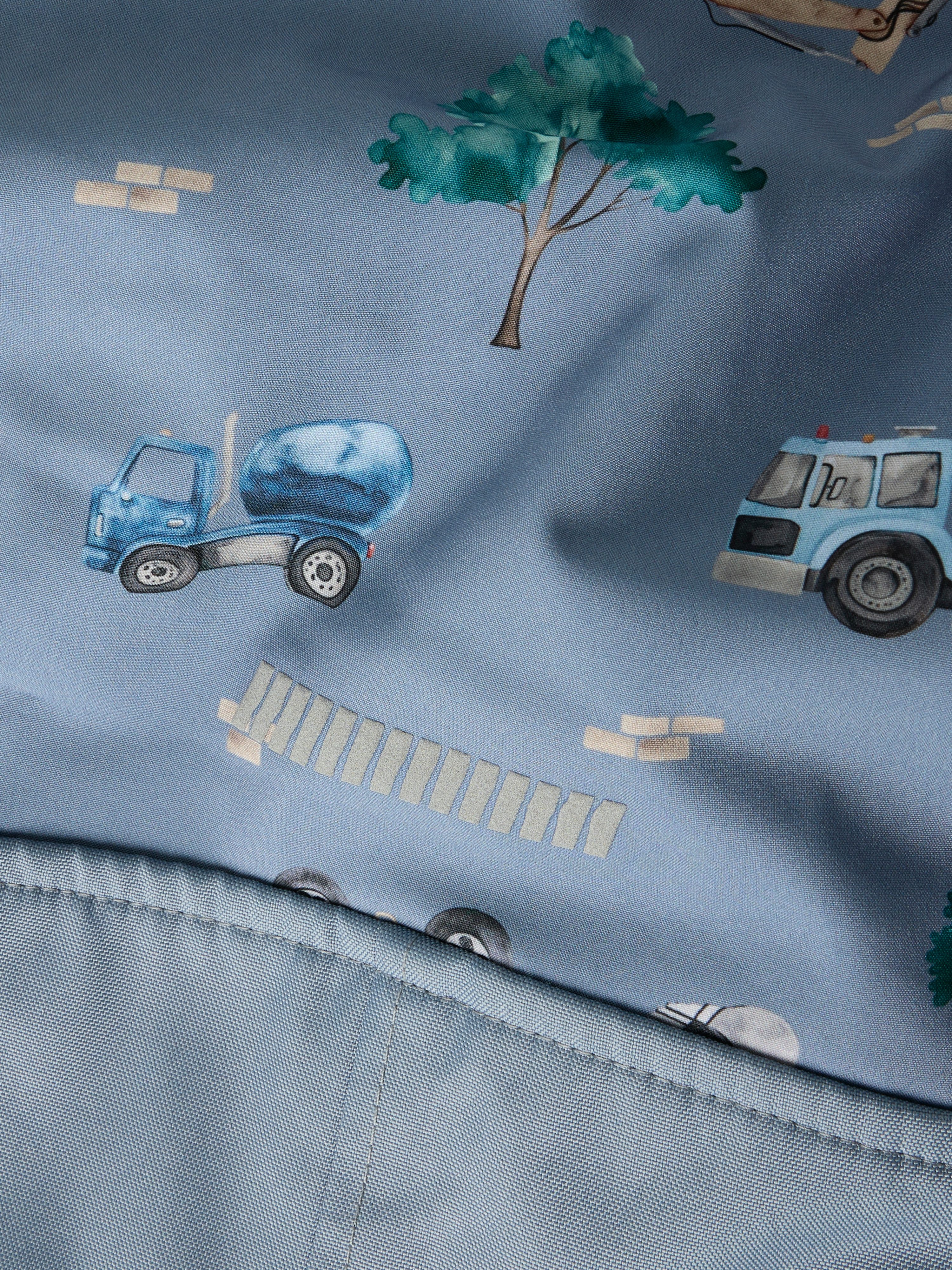 Name It Overall NMMALFA08 SOFTSHELL SUIT AOP 1FO NOOS mit dekorativen und reflektierenden Details