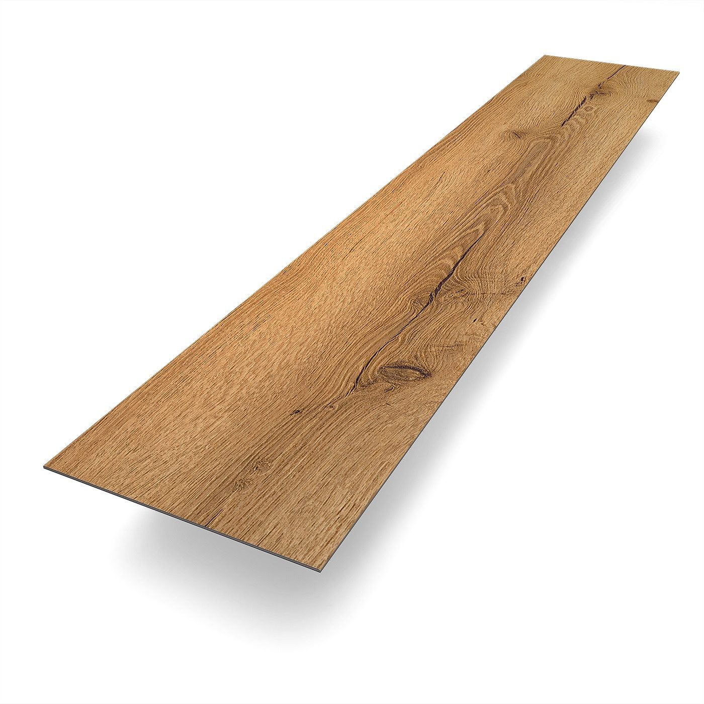 Bodenglück Виниловый ламинат Klebe-Vinyl in Holzoptik, Braun, Dekor Norderney, minimale Aufbauhöhe, 1219 x 228 x 2,5 mm, Paketpreis für 3,34 m²