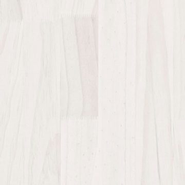 furnicato Bücherregal 5 Fächer Weiß 60x30x175 cm Massivholz Kiefer