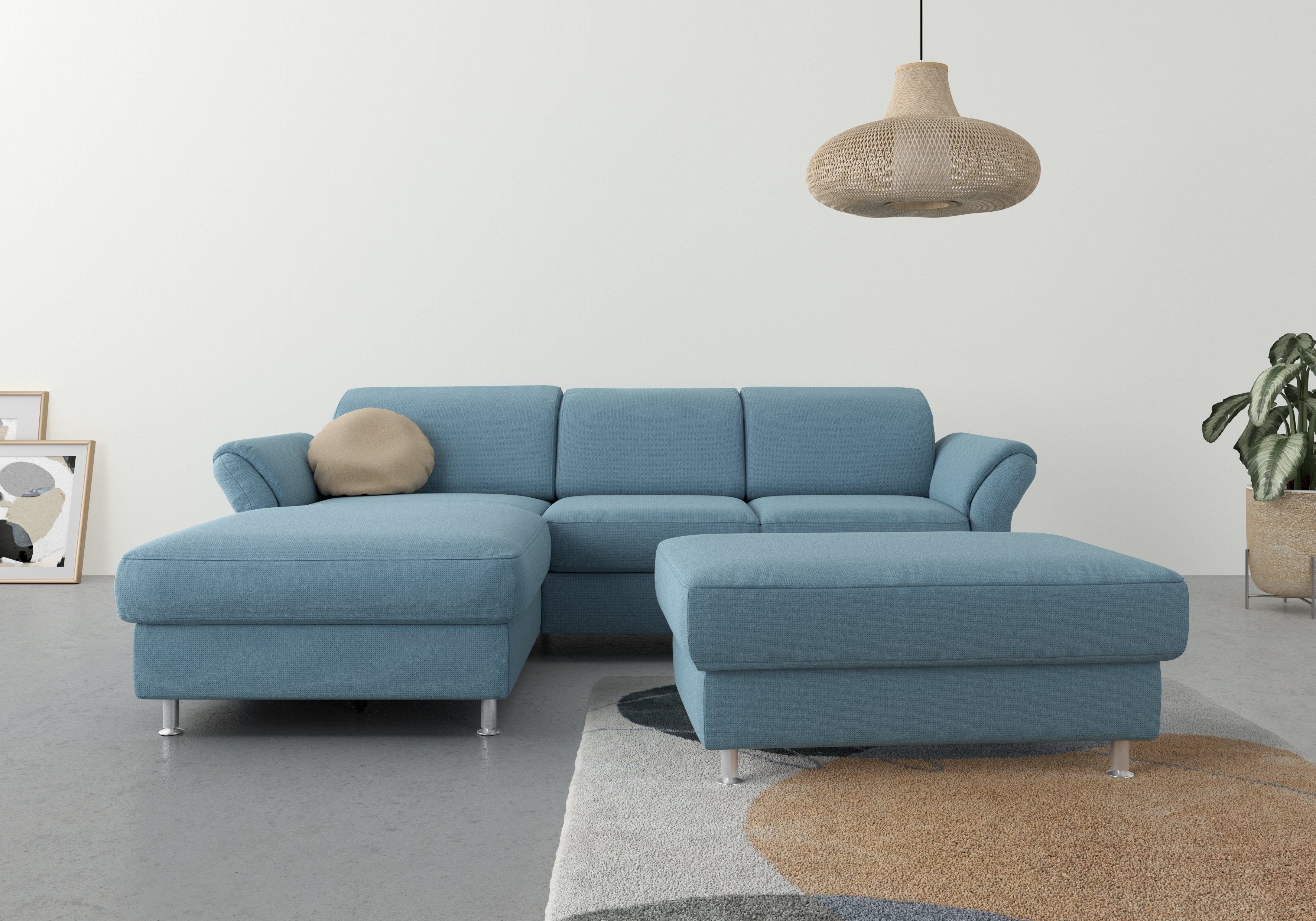 sit&more Ecksofa Apulia L-Form, wahlweise Bettfunktion, günstig online kaufen