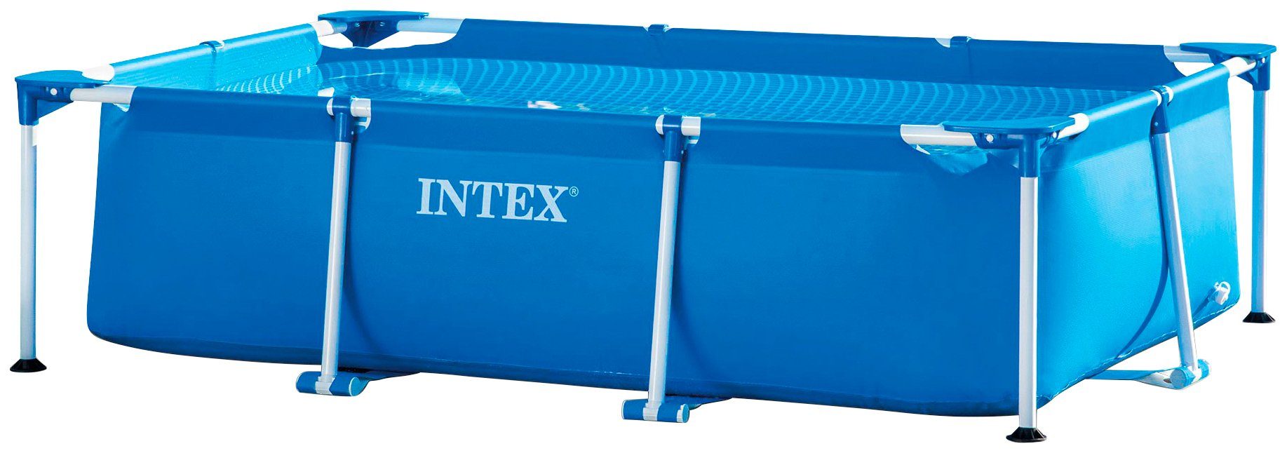 Intex Framepool Metal Frame Rectangular, BxLxH: 150x220x60 cm