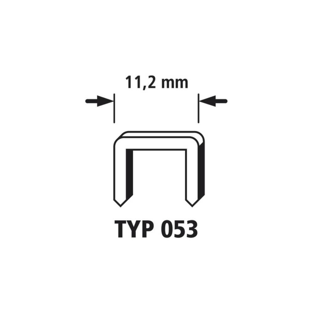 Wolfcraft Tackerklammer 5000 Breitrückenklammern 7032100