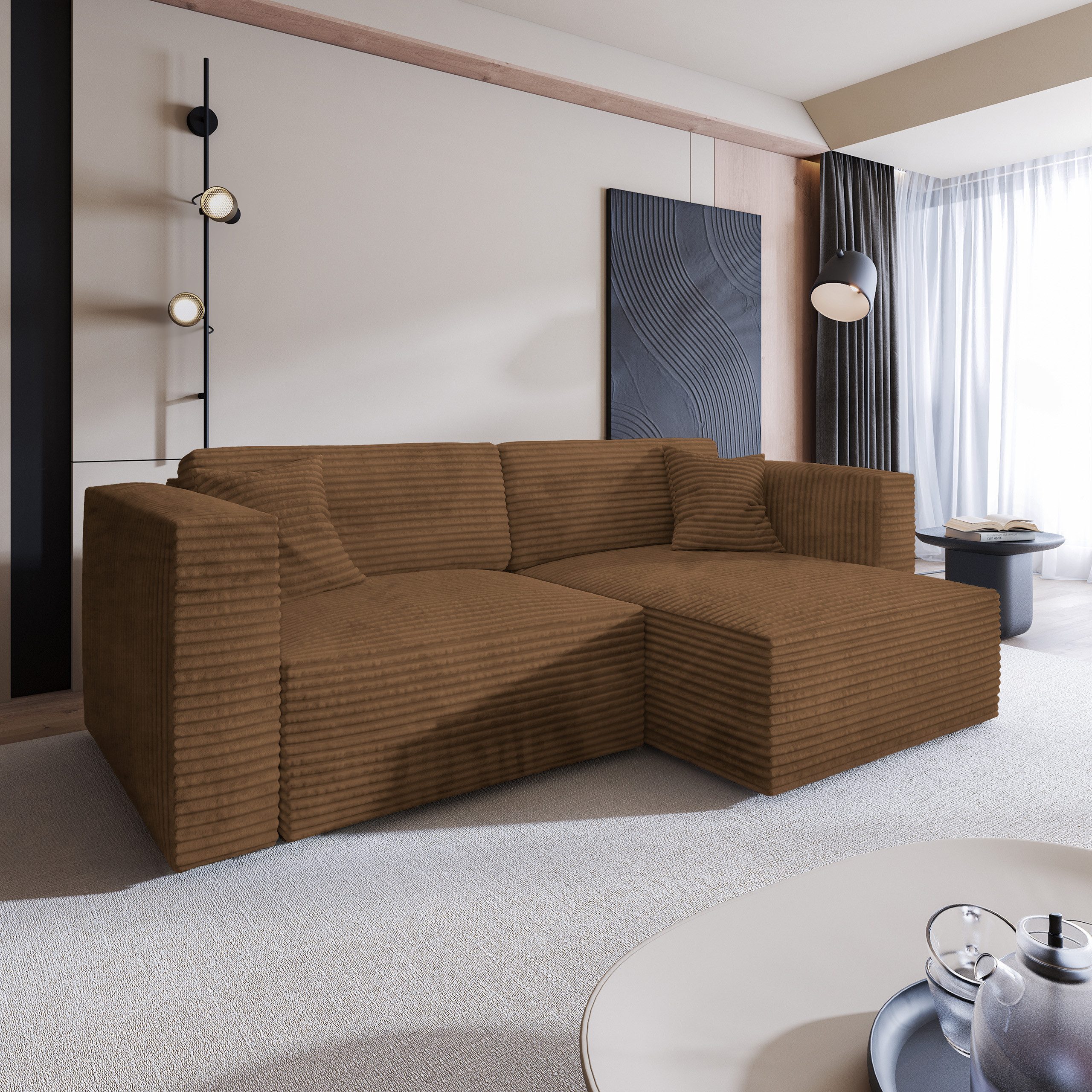 Masseno Ecksofa NERIO mit Schlaffunktion L-Form, günstig online kaufen