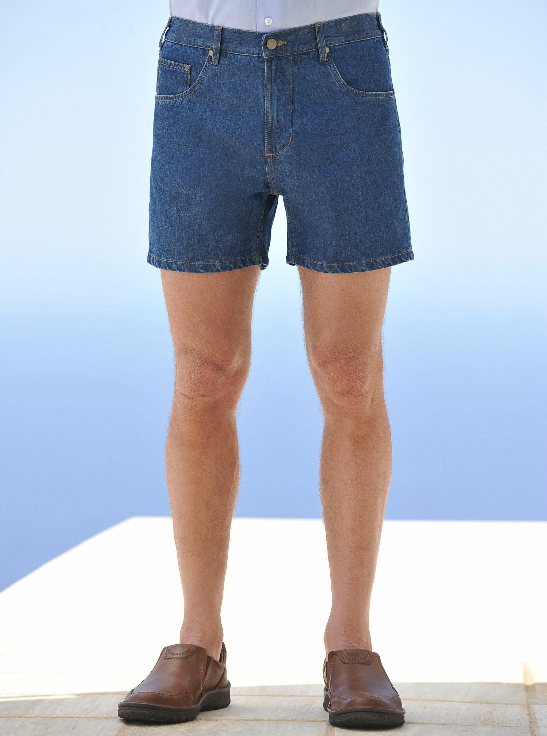 WITT WEIDEN Shorts blue-stone-washed