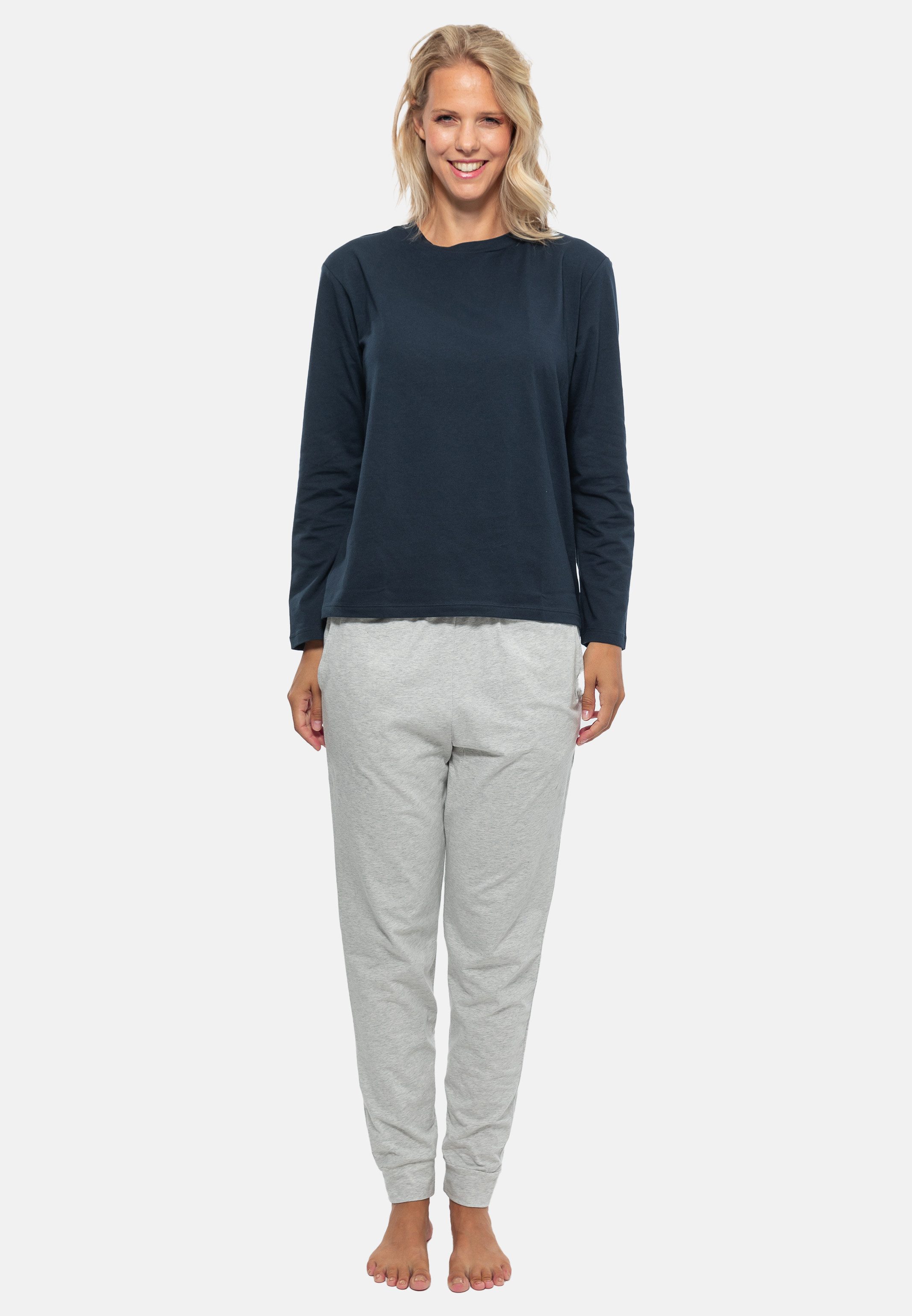 Schiesser Pyjama Organic Cotton (Set, 2 günstig online kaufen