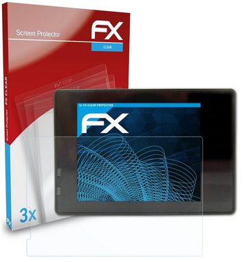 atFoliX Schutzfolie Displayschutz für Easypix GoXtreme Vision 4K, (3 Folien), Ultraklar und hartbeschichtet