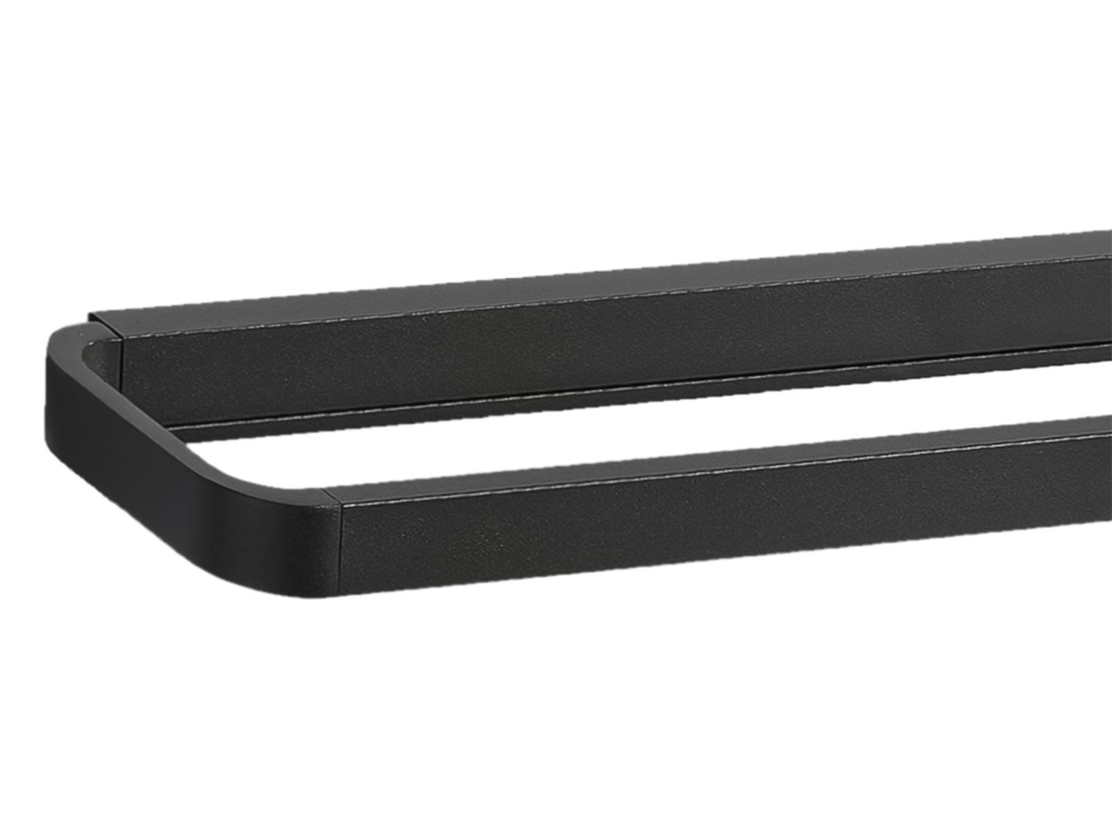 Zone Denmark Handtuchhalter RIM, Handtuchstange, verdeckte Wandmontage, Handtuchhalterung, schwarz