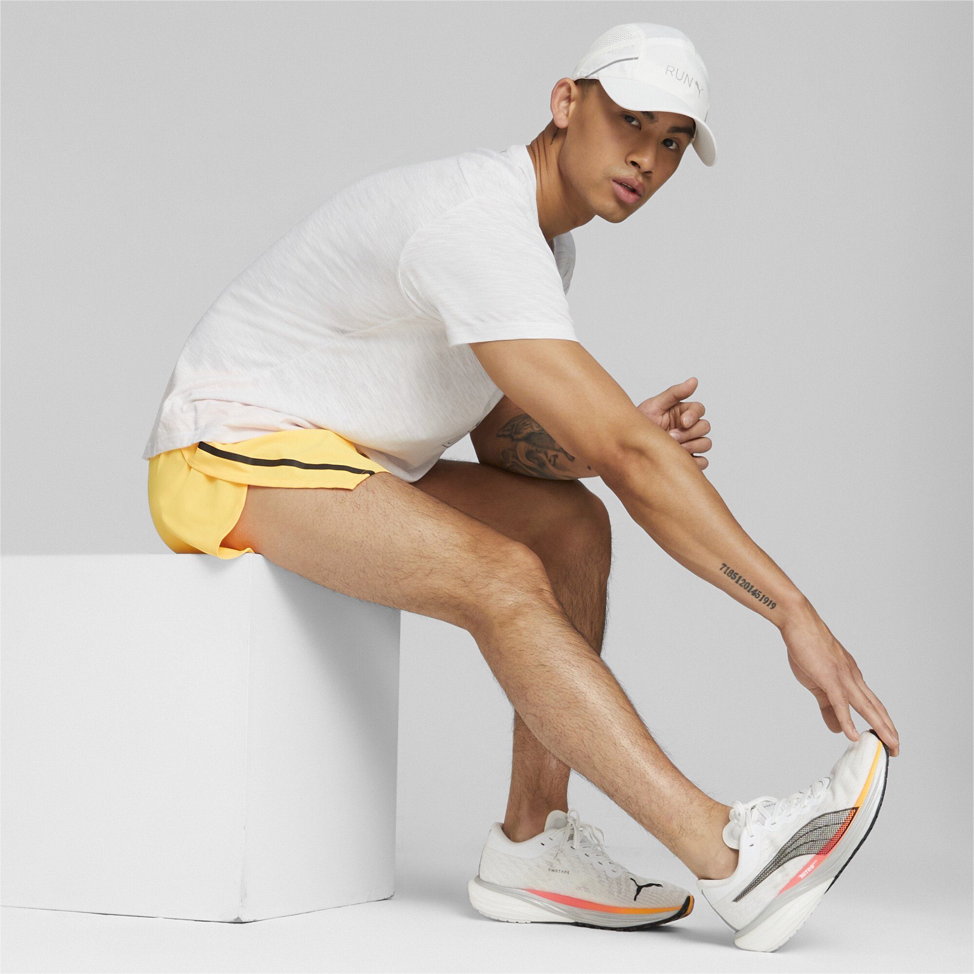 Runner-Cap Cap Leichte PUMA White Erwachsene Flex