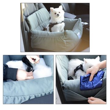 CALIYO Hunde-Autositz Hundesitz, Autositz für Hunde, Haustier-Autositz, geeignet für alle Arten von Autos, multifunktionales Hundebett