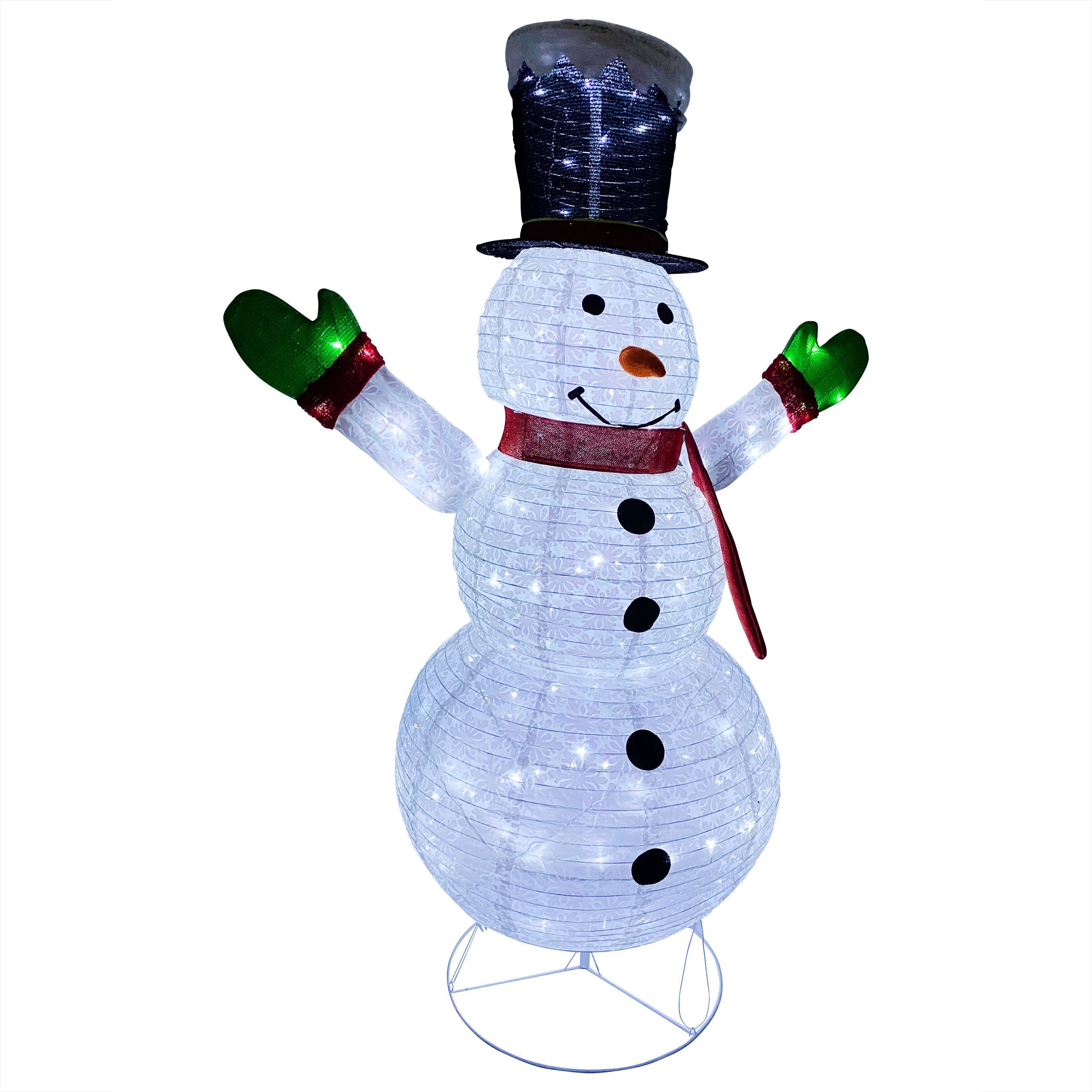 Raburg LEDDekofigur »XXL Schneemann, blinkende PopUpFigur, 180 cm