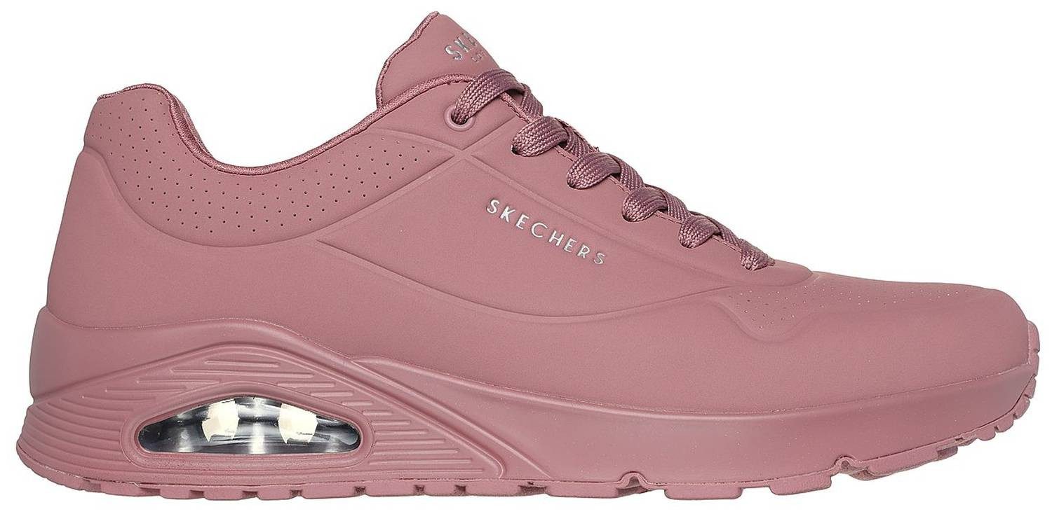 Skechers Uno Stand On Air Ash Rose Durabuck Sneaker