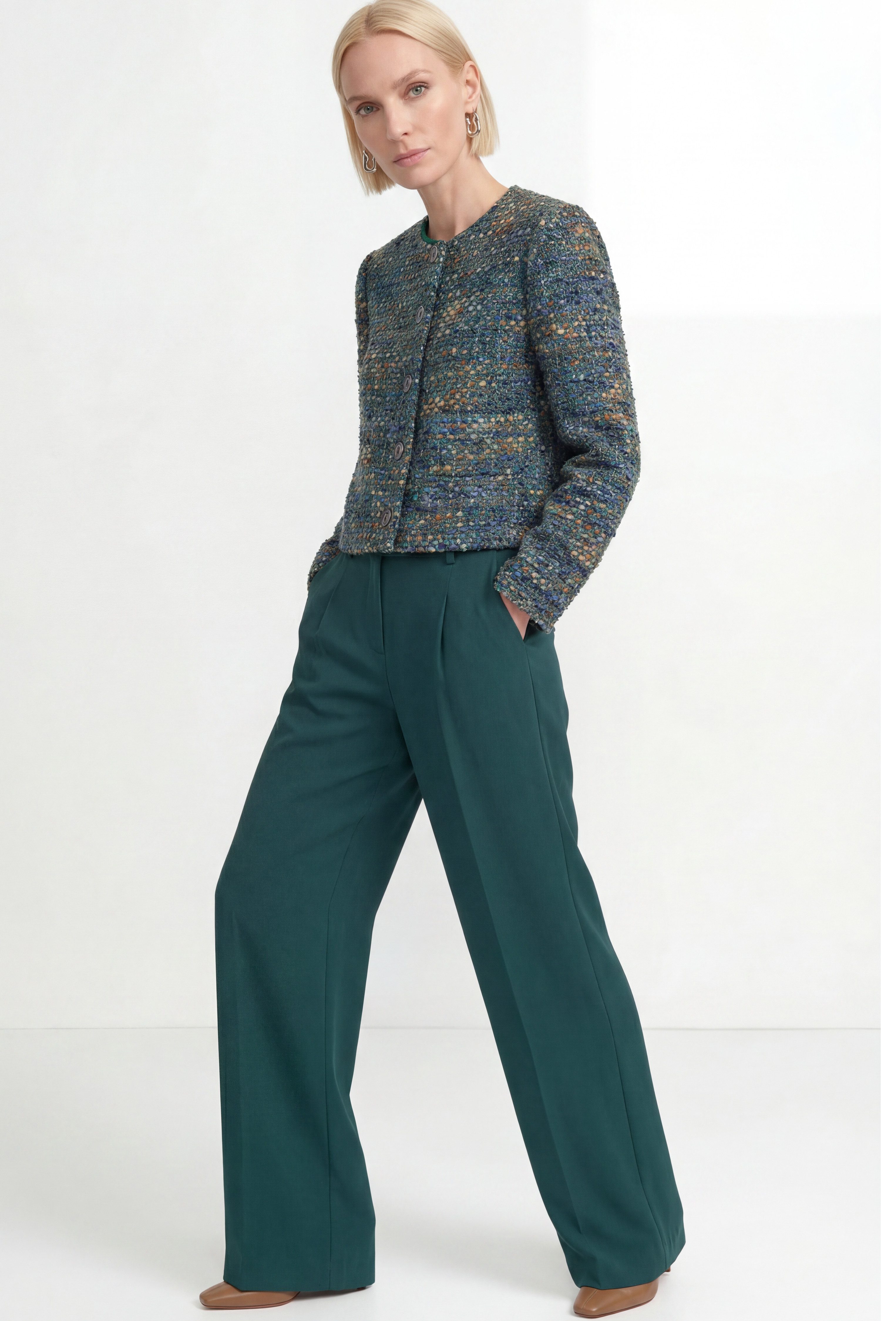 RICHROYAL Bundfaltenhose Regular fit mit Bundfalten – Bild 4 von 5