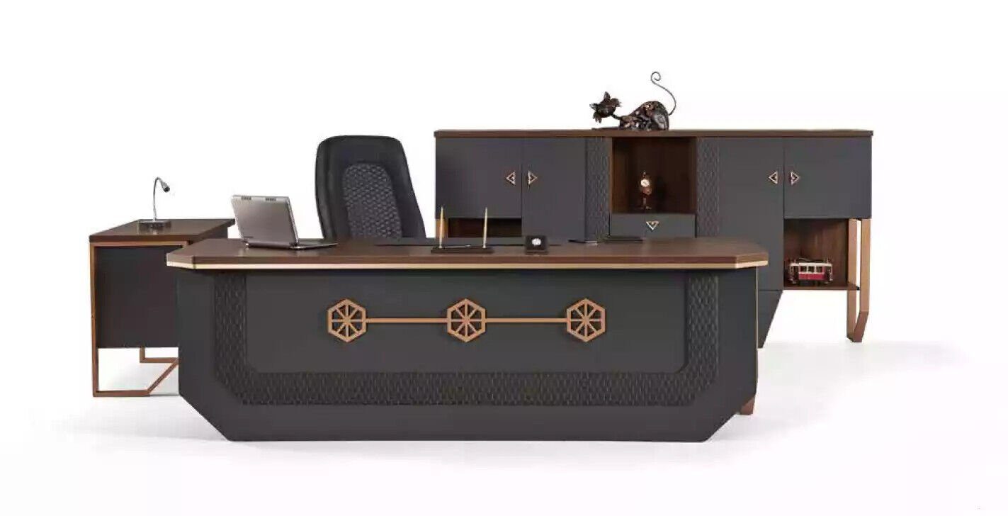 JVmoebel 240x95cm, Luxus Schreibtisch Europe Made Schreibtisch In Kollektion Chefschreibtisch Schreibtische