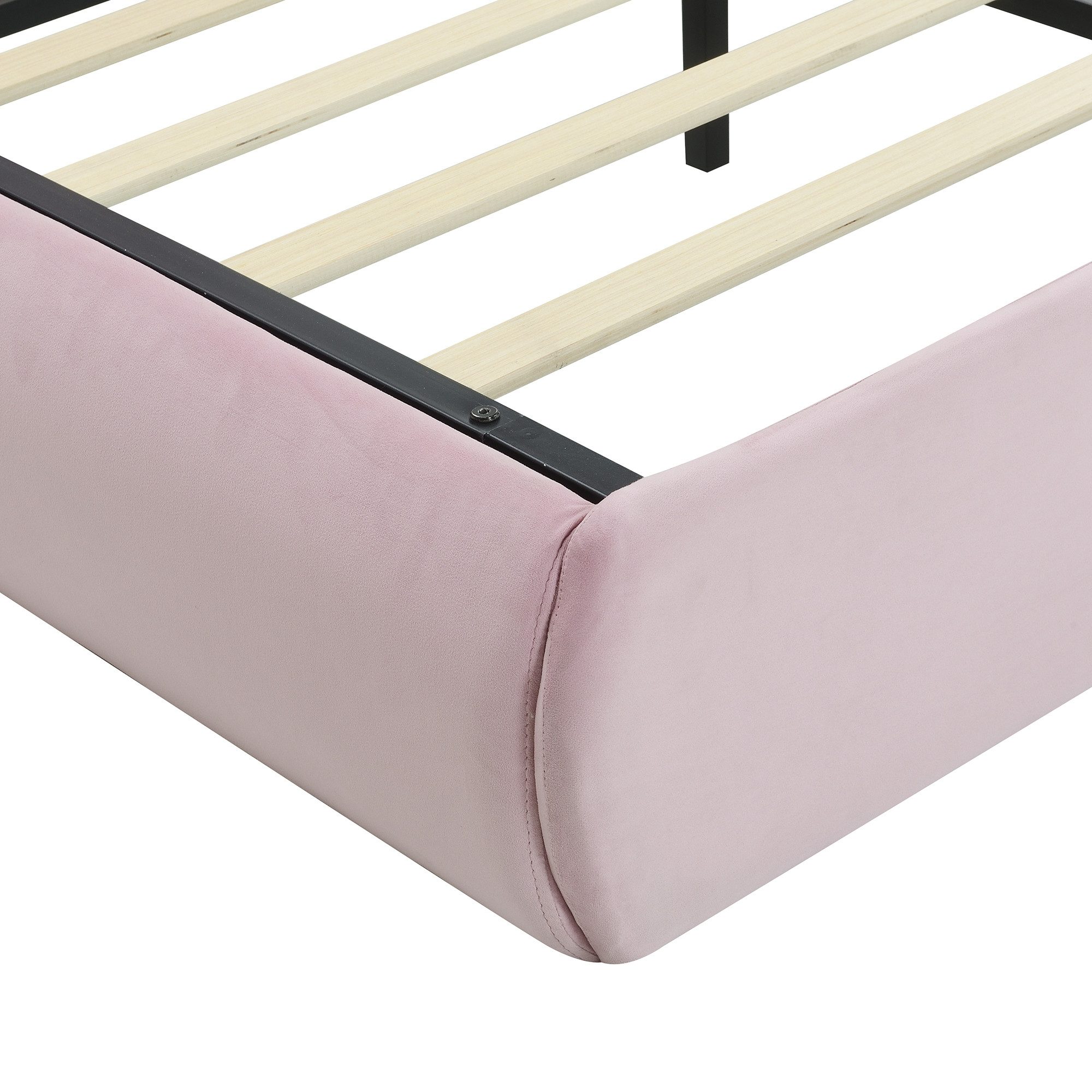 Thanaddo Hochbett Polsterbett,Doppelbett,hydraulisches Bett