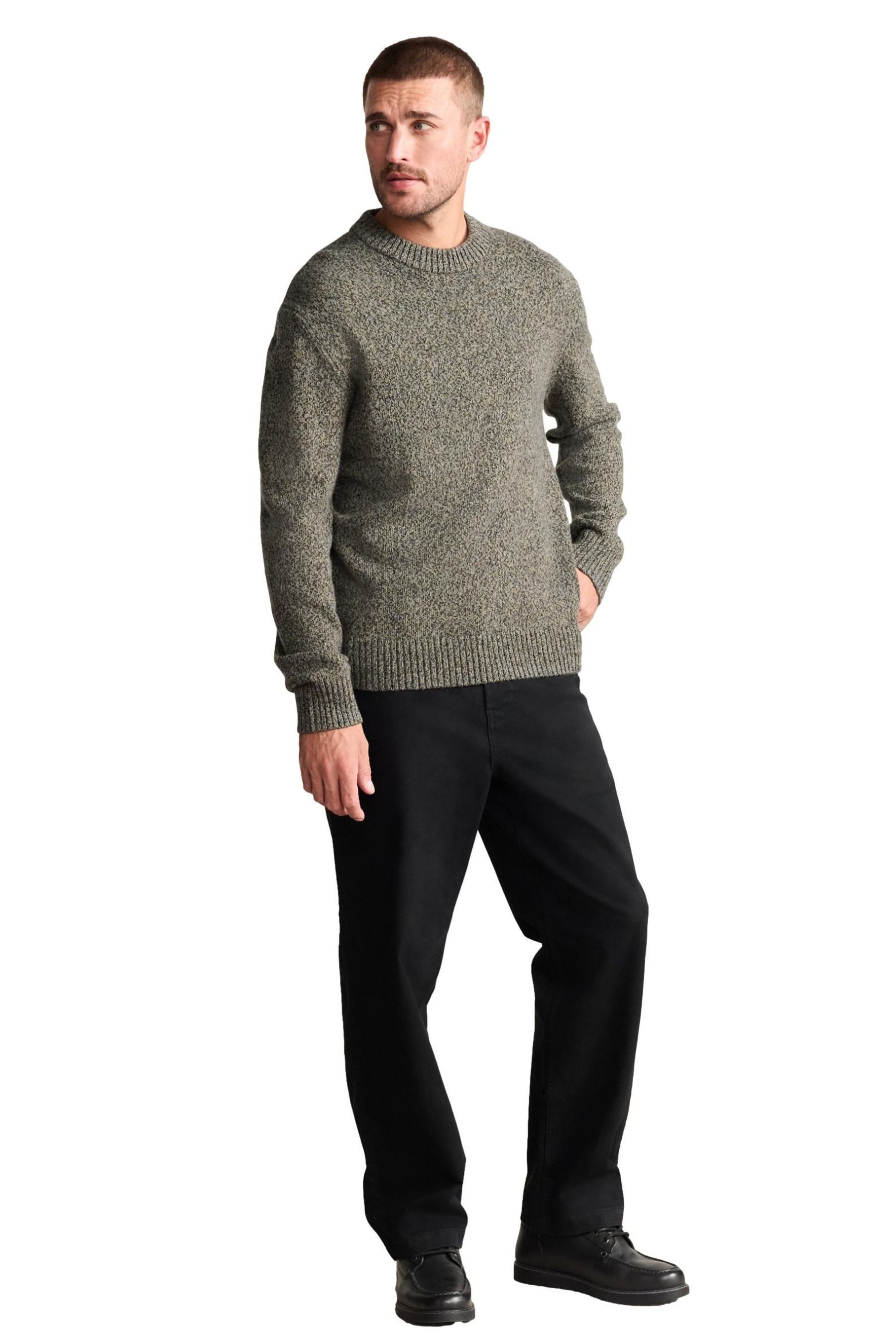 Next Rundhalspullover Regular Fit Signature Lambswool-Rundhalspullover (1-tlg)