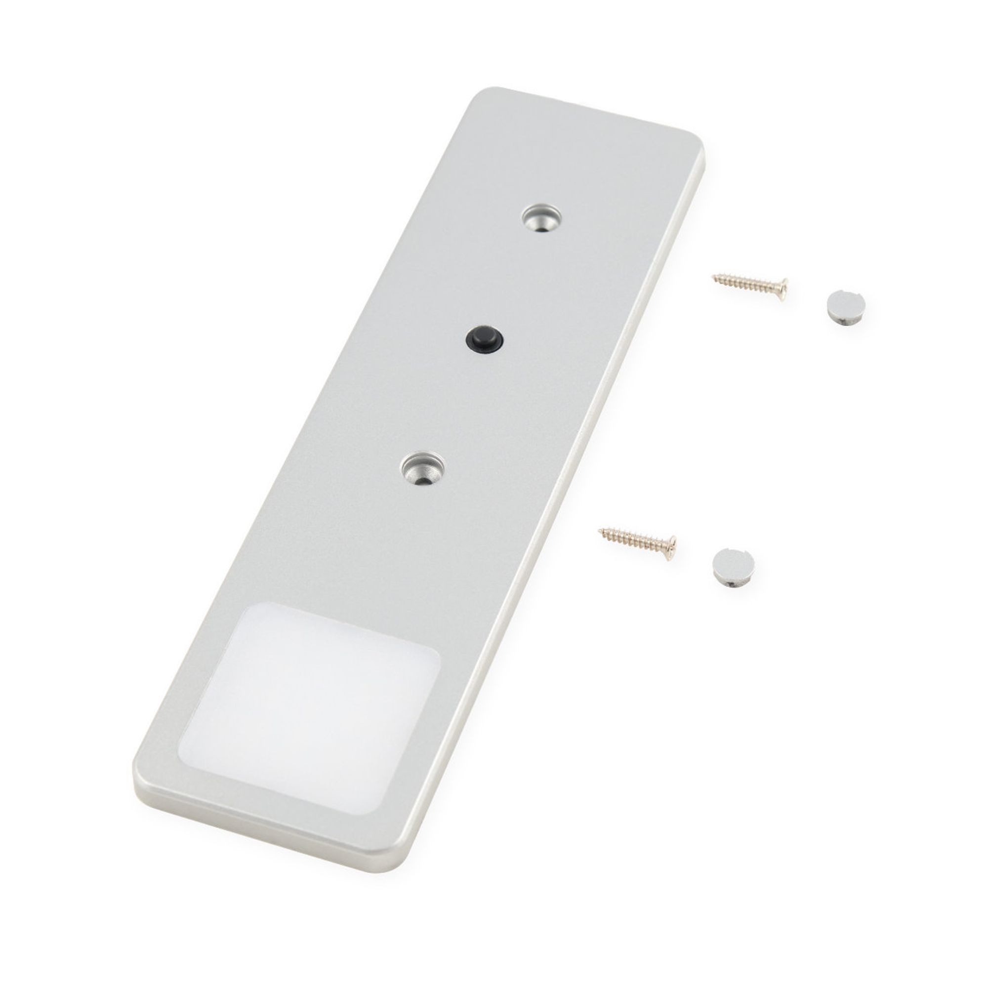 kalb LED Unterbauleuchte LED Unterbauleuchte Solid2, SET silbergrau, mech. Schalter, 3W, 1er Set warmweiß, warmweiß/neutralweiß