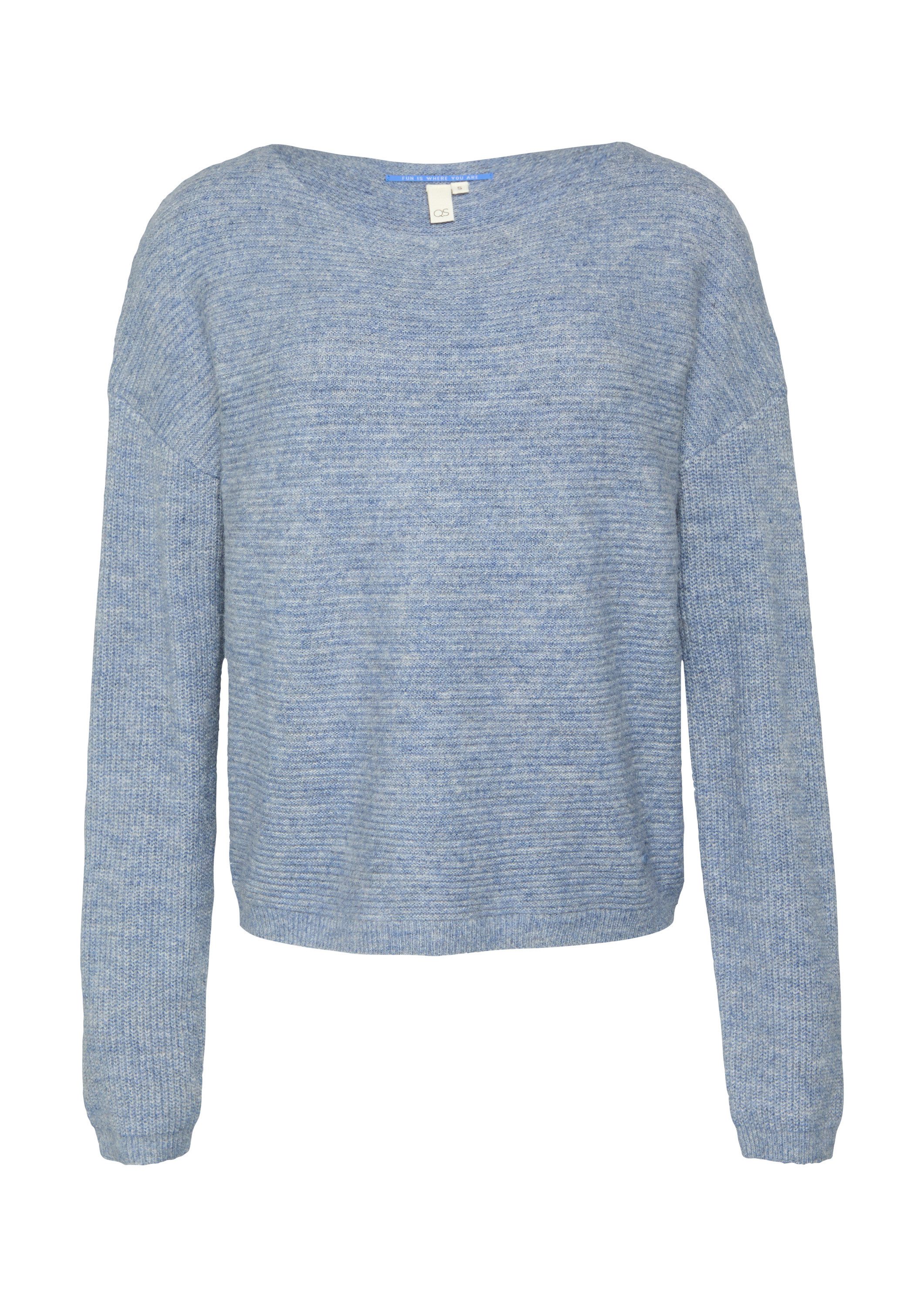 QS Longpullover Strickpullover (1-tlg) günstig online kaufen