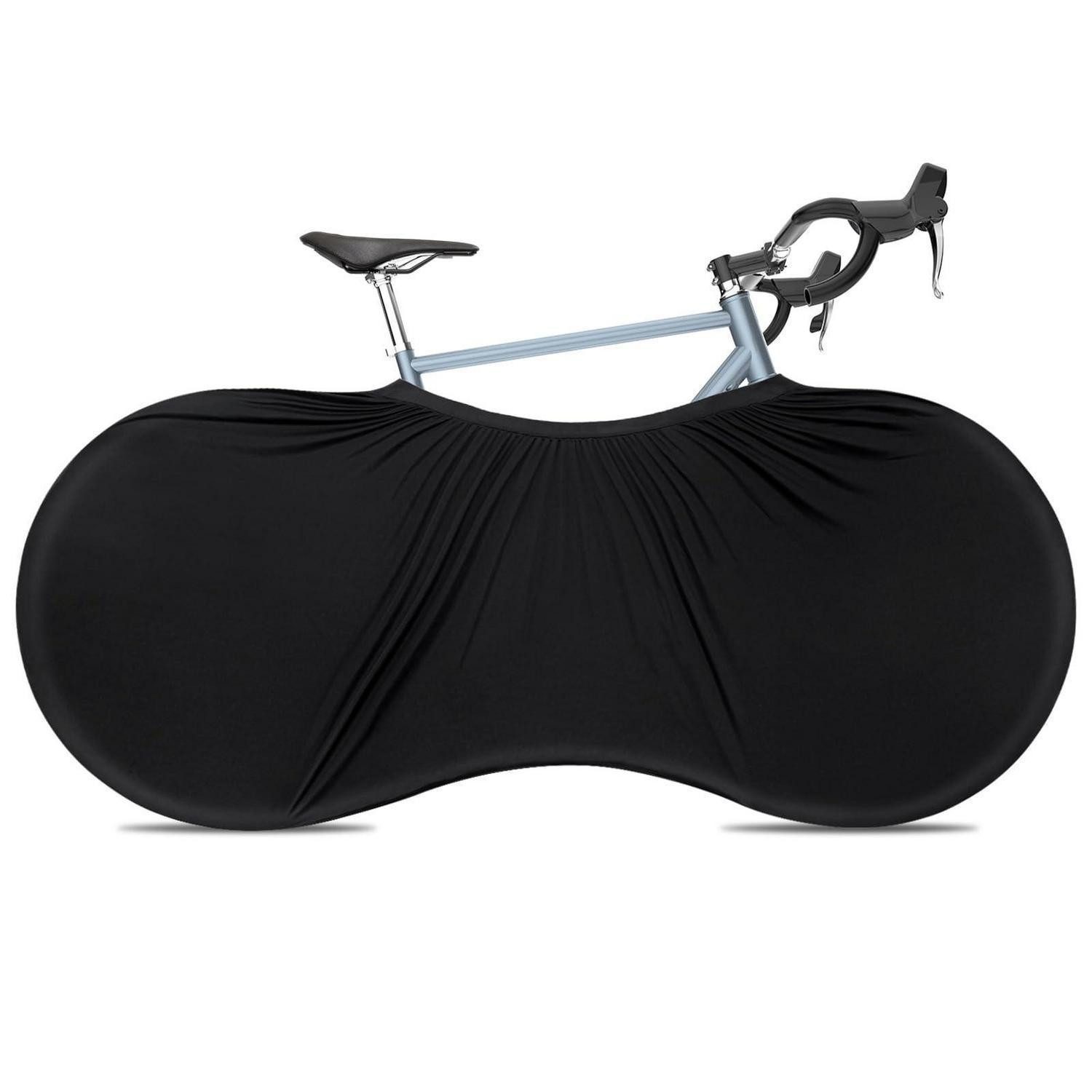 LuxusKollektion Abdeckhaube Fahrradabdeckung 150x60cm Schwarz