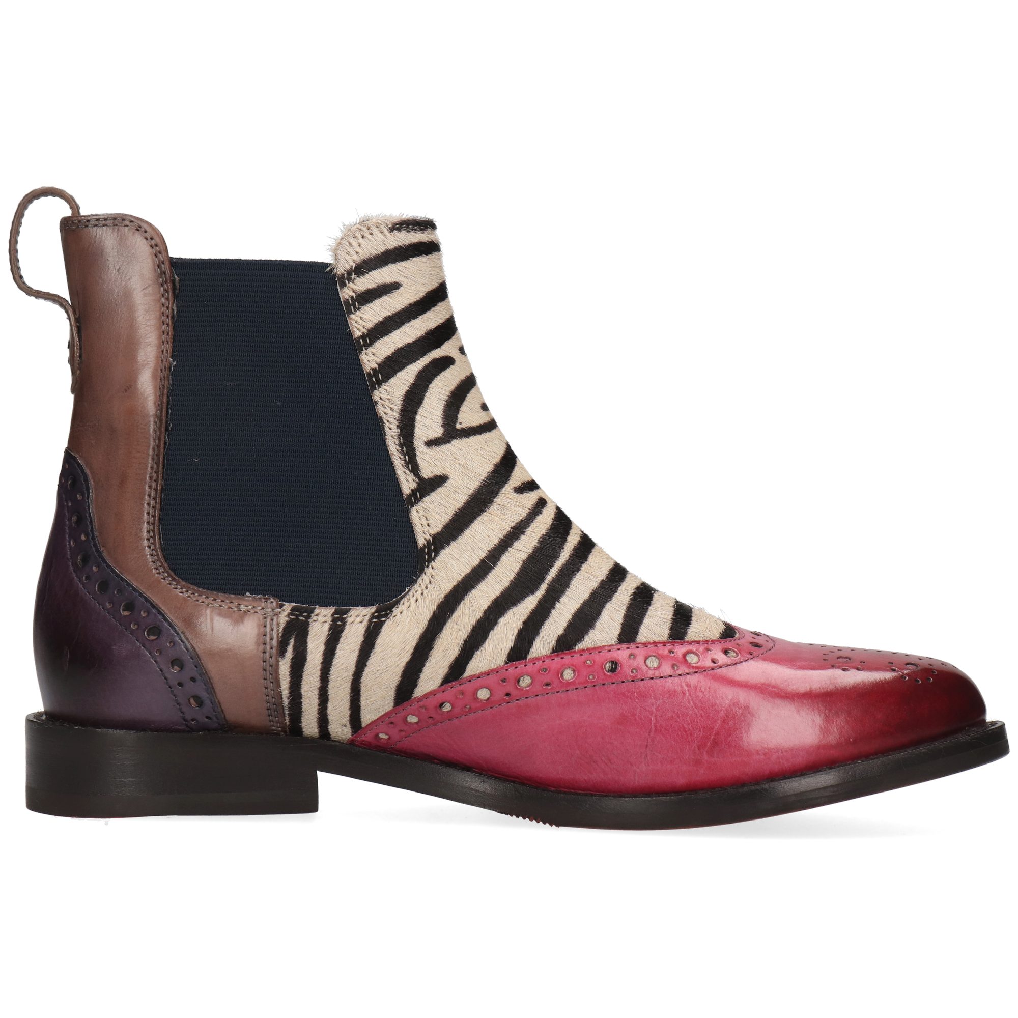 Melvin & Hamilton Selina 29 Leder-Chelsea Boots für Damen Stiefelette Flach günstig online kaufen