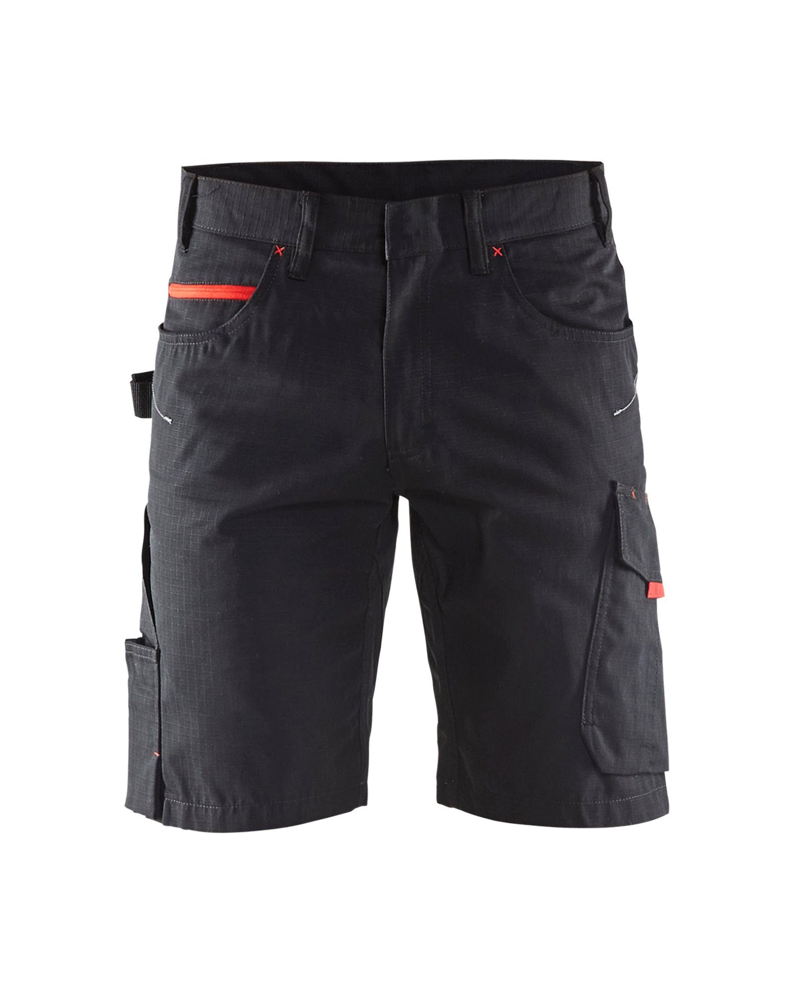BLÅKLADER Arbeitsshorts Service Shorts (1-tlg) schwarz/rot | Shorts