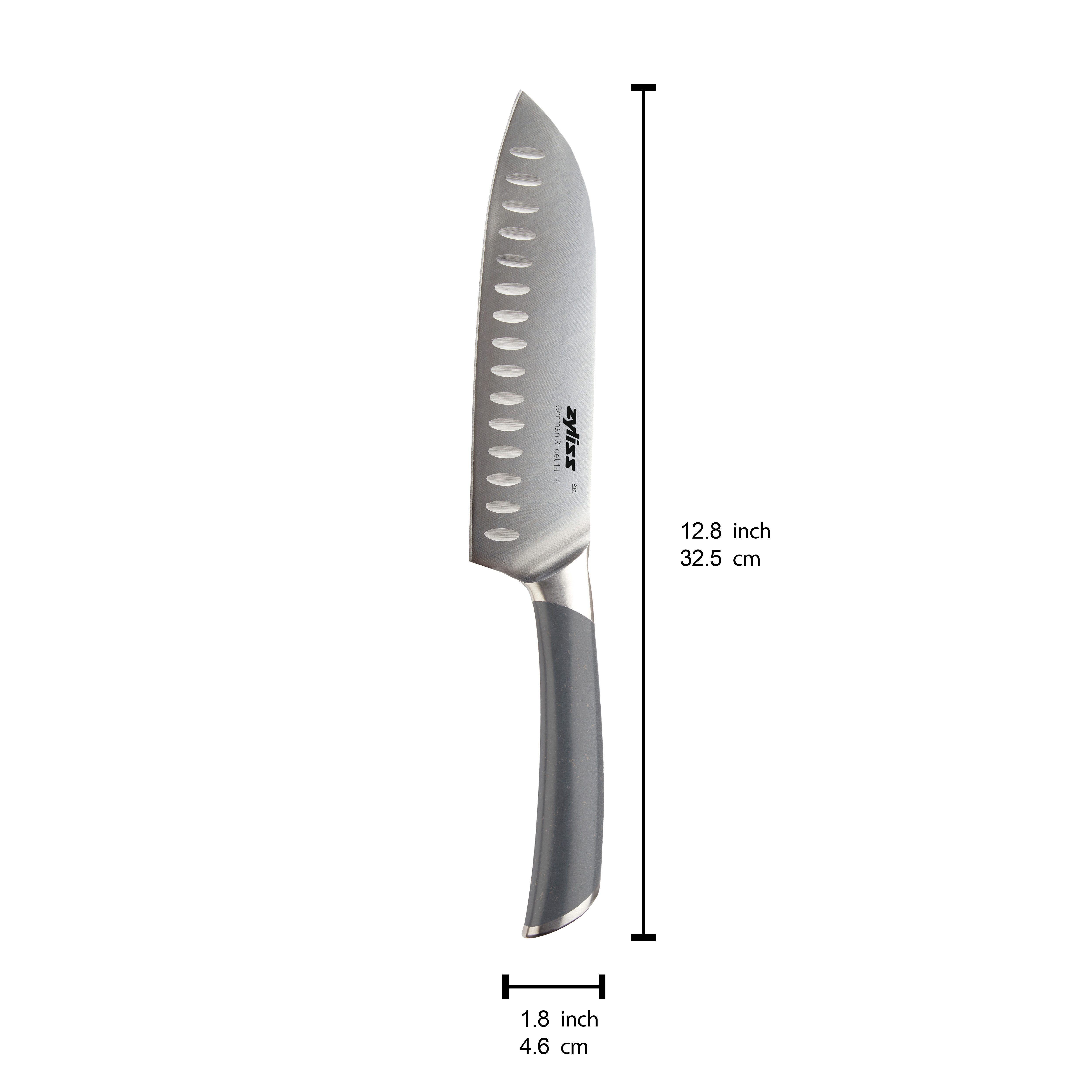 zyliss Santokumesser Comfort Pro, 18 cm, deutscher Edelstahl, 15°-Schliff