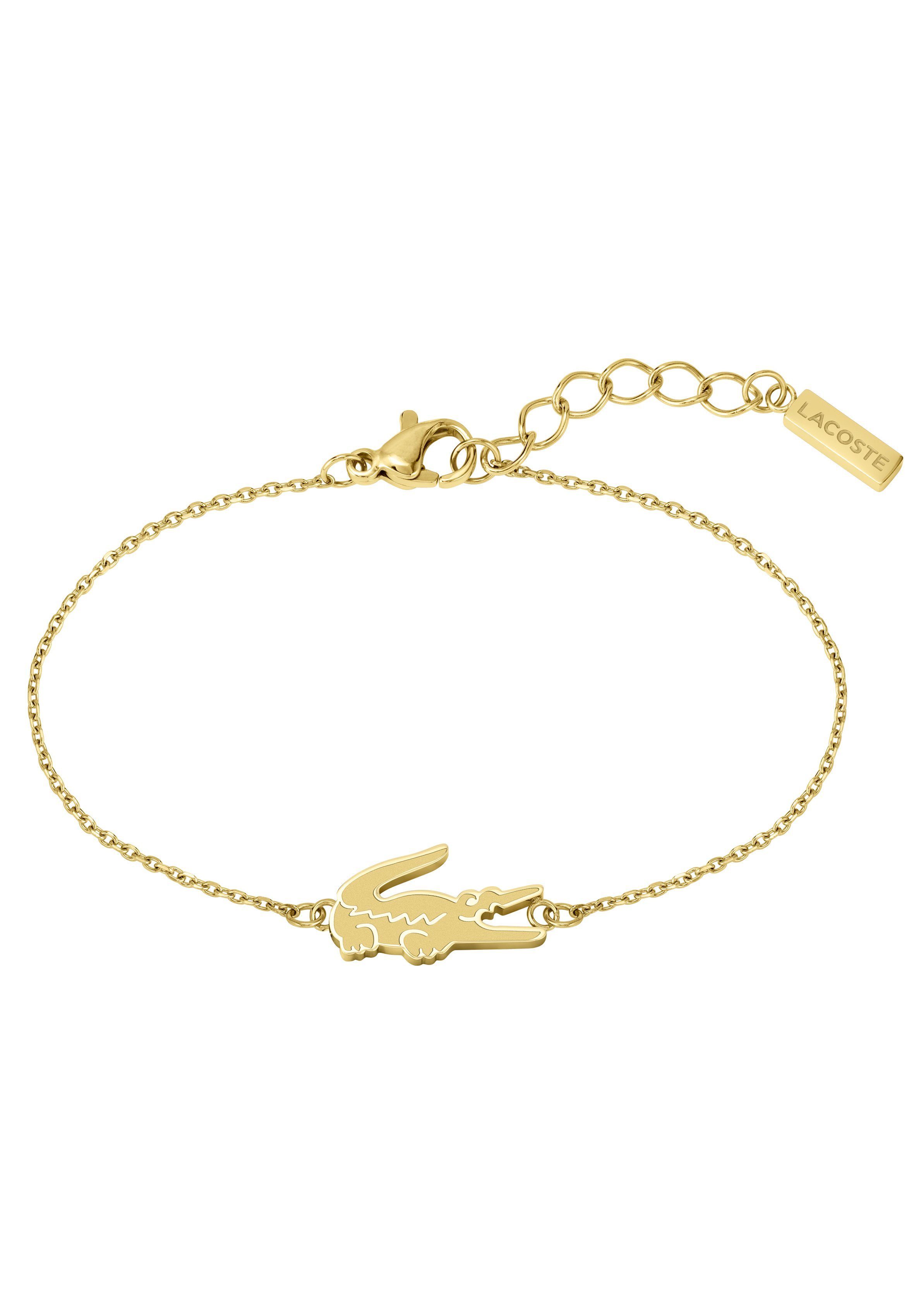 Lacoste Armband Schmuck Edelstahl Armband Ankerkette CROCODILE