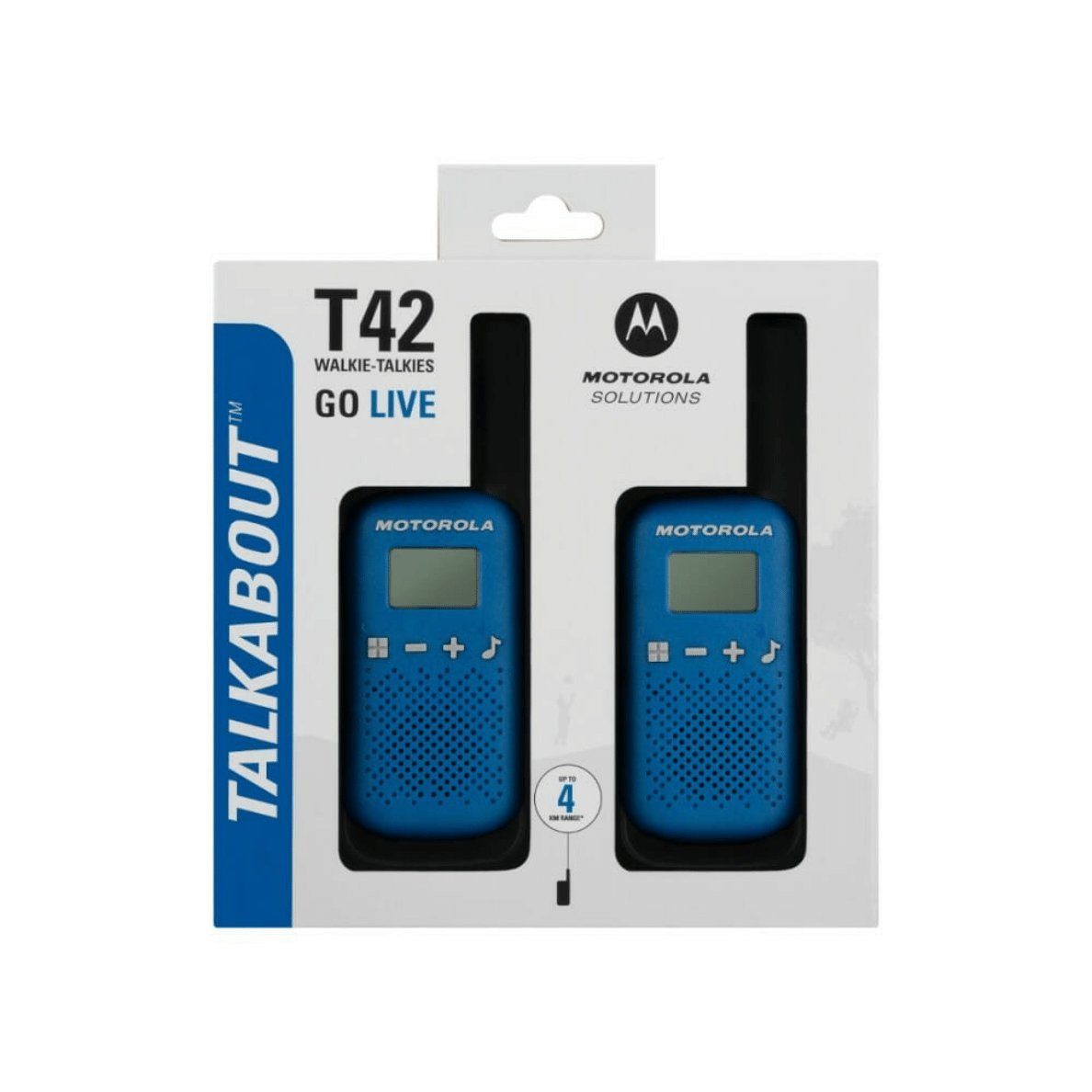 Walkie Talkie Motorola Funkgerät Talkabout T42 Blau