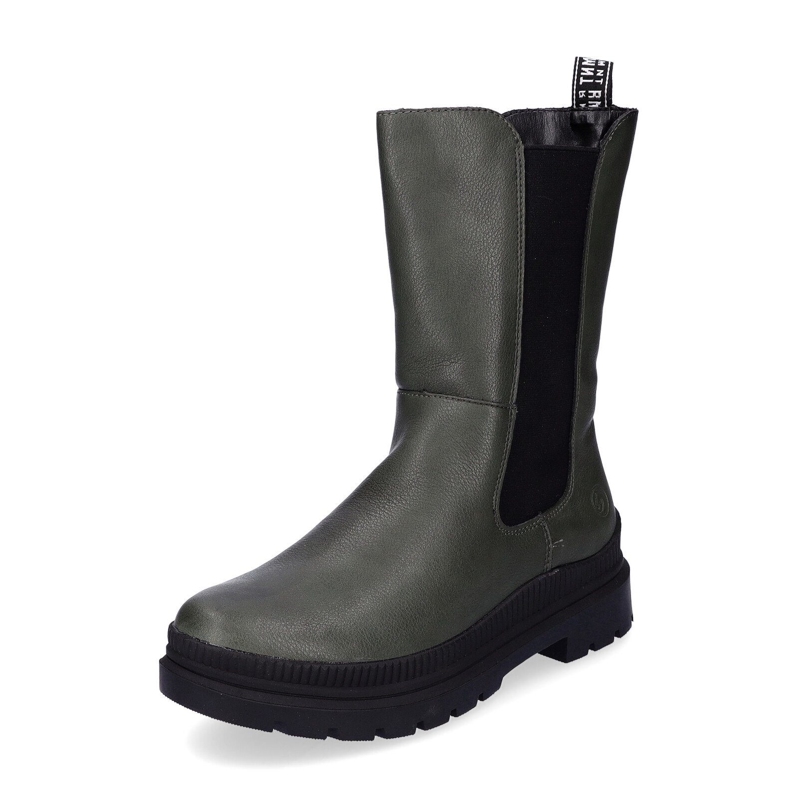 Remonte Damen Boot grün Ankleboots
