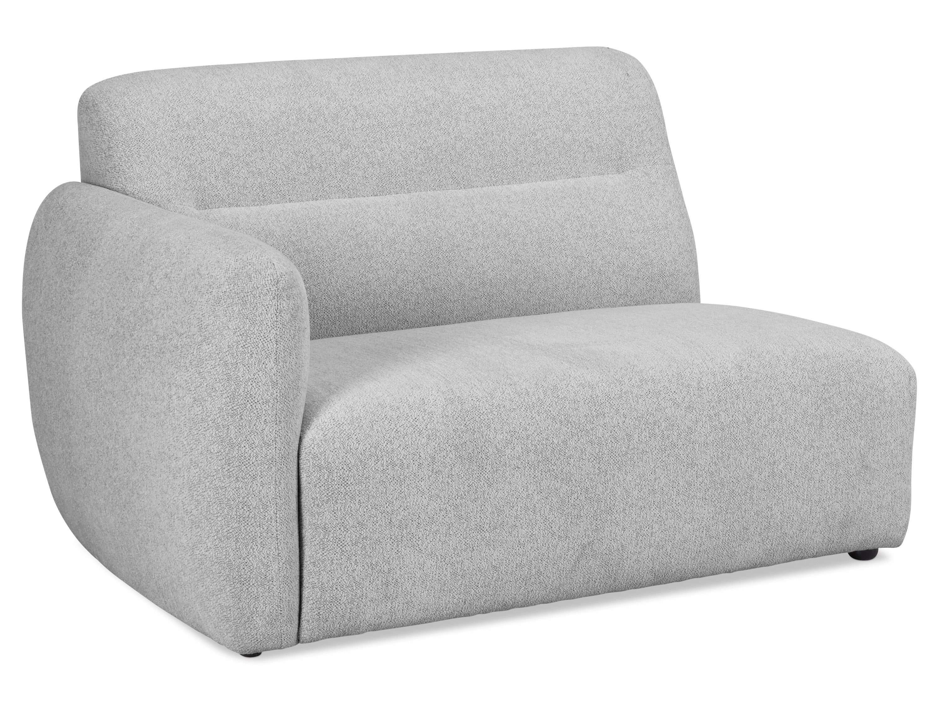 SANSIBAR Living Sofa Sitzelement, Sitzelement SANSIBAR ESBERG (BHT 132x84x100 cm) BHT 132x84x100 cm 6 6 SILBER